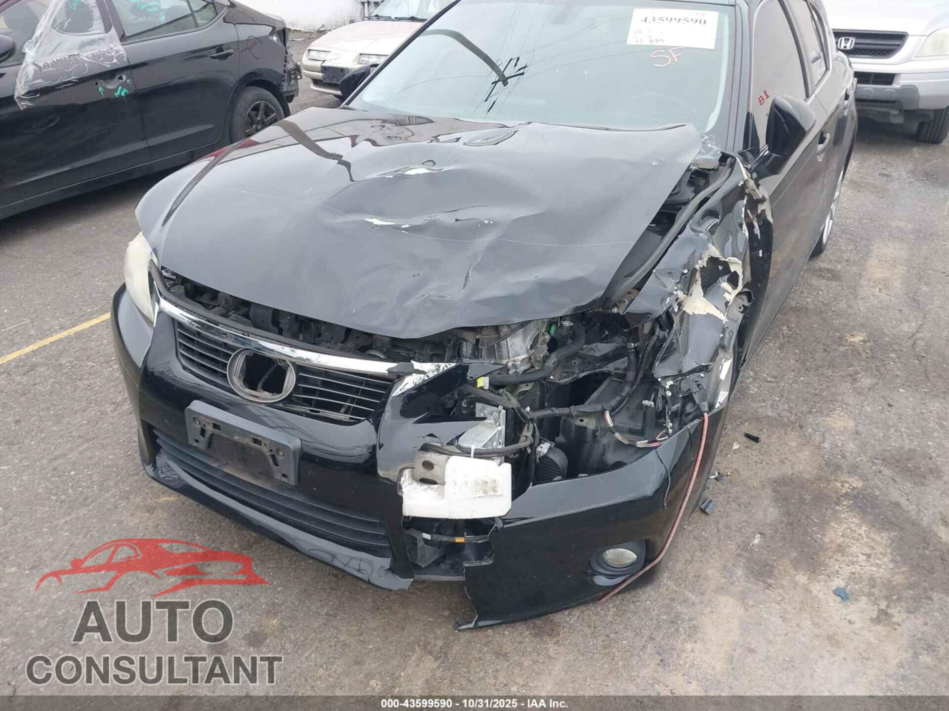 LEXUS CT 200H 2012 - JTHKD5BH0C2091663