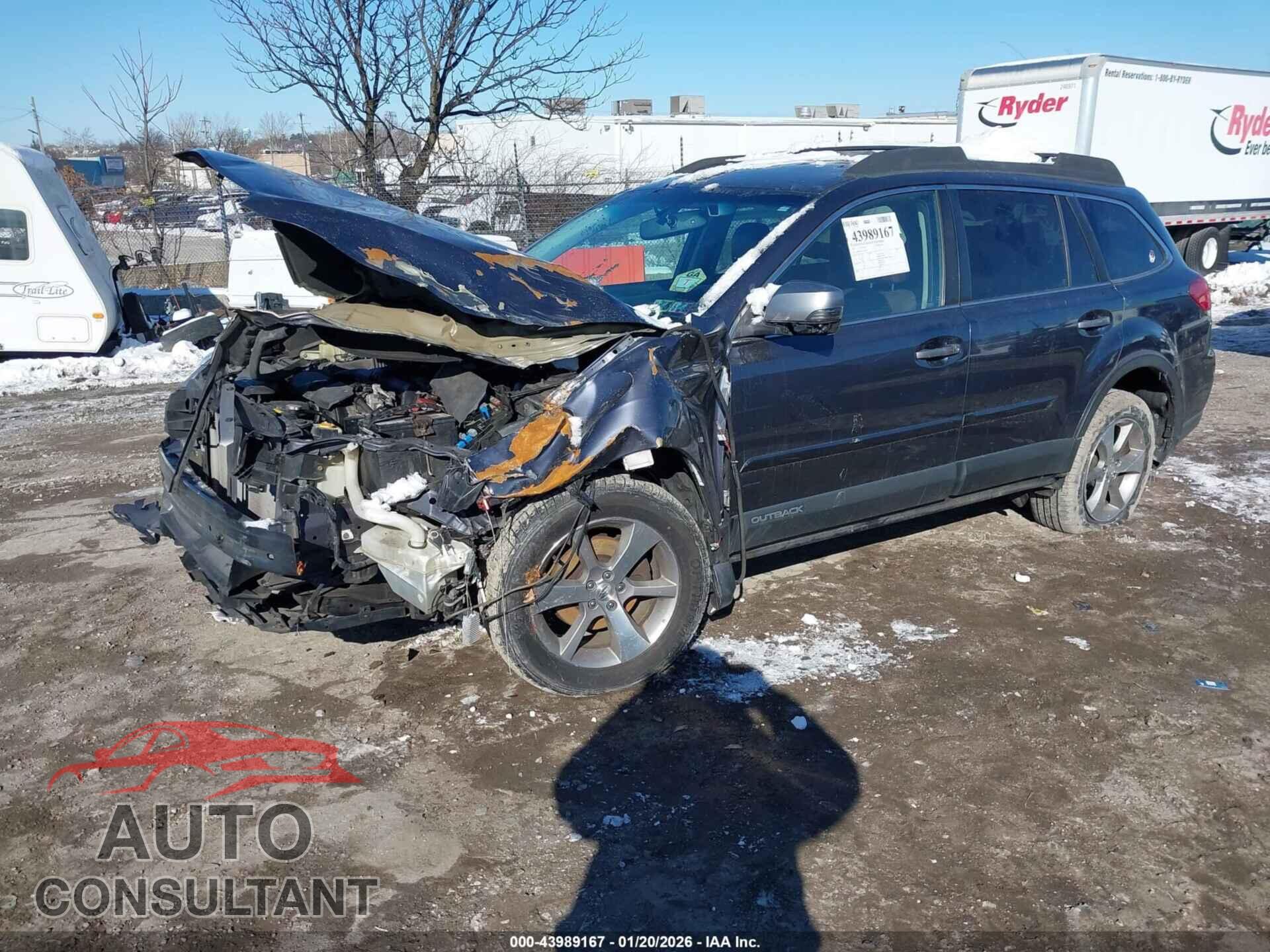 SUBARU OUTBACK 2014 - 4S4BRBPC4E3306453