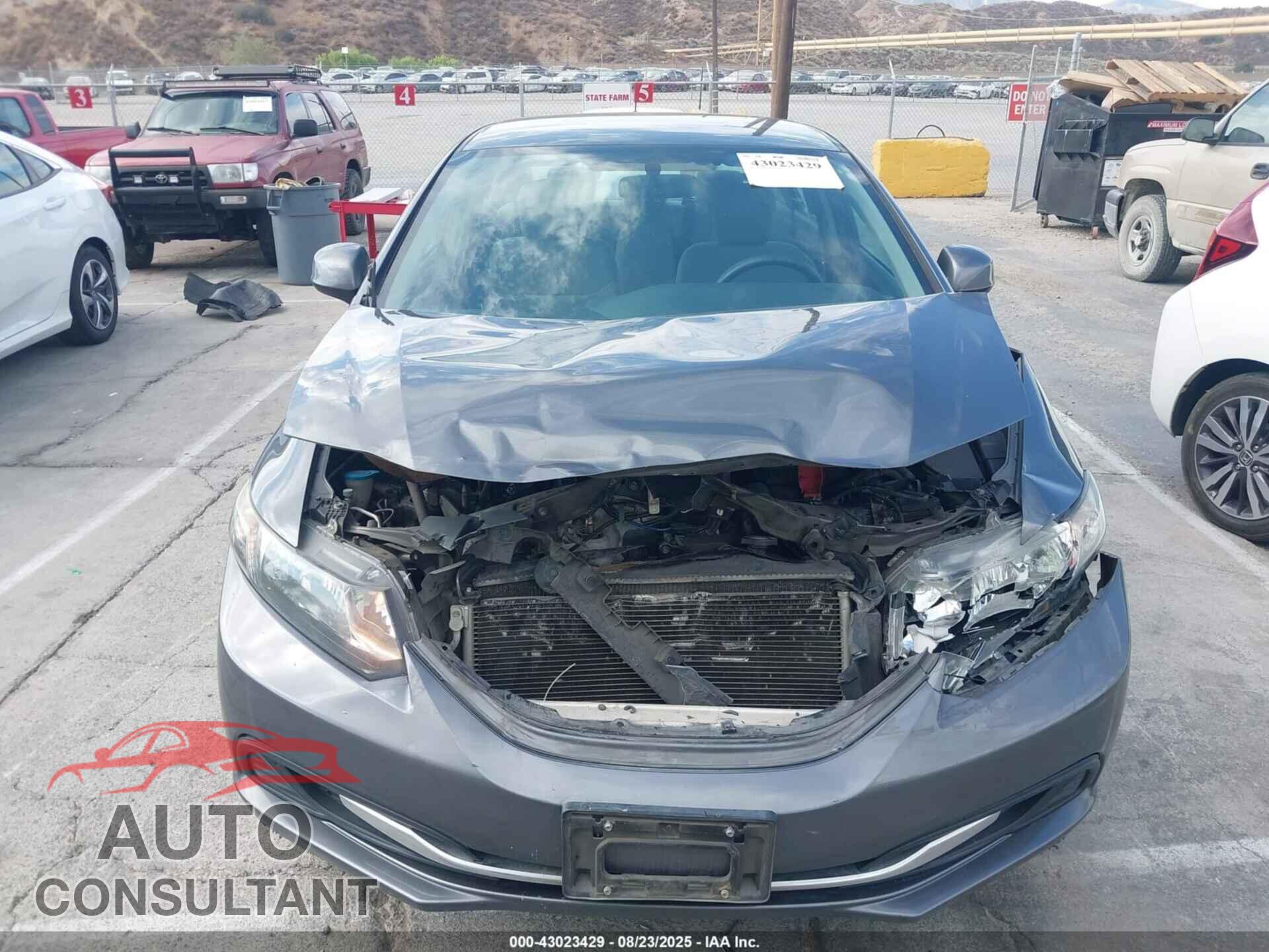 HONDA CIVIC 2013 - 19XFB2F58DE209681