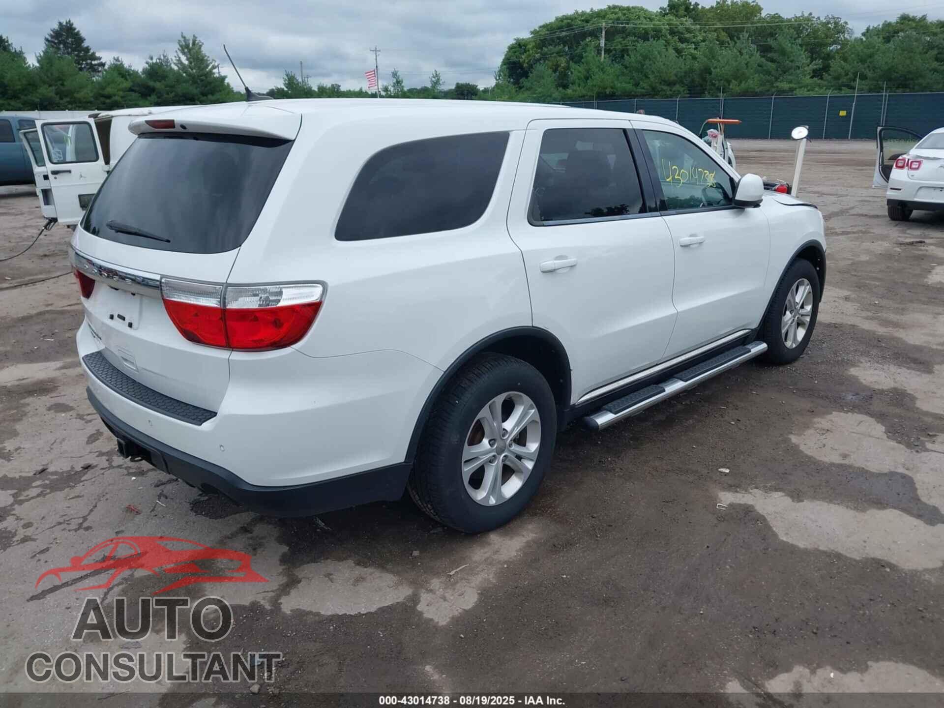 DODGE DURANGO 2013 - 1C4RDJAG5DC510250