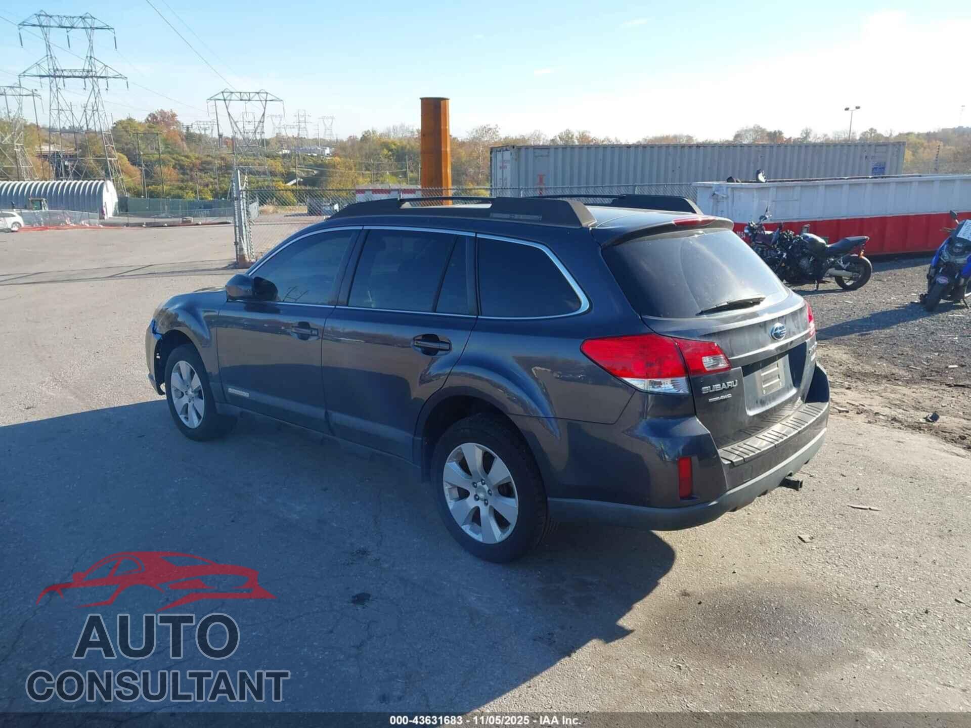 SUBARU OUTBACK 2011 - 4S4BRBGC1B1400202