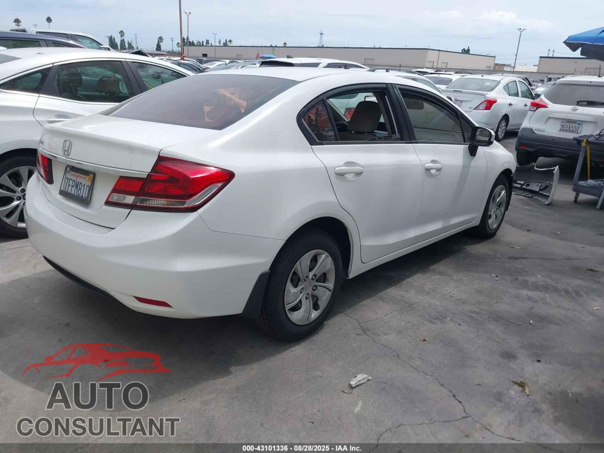 HONDA CIVIC 2014 - 19XFB2F5XEE238665