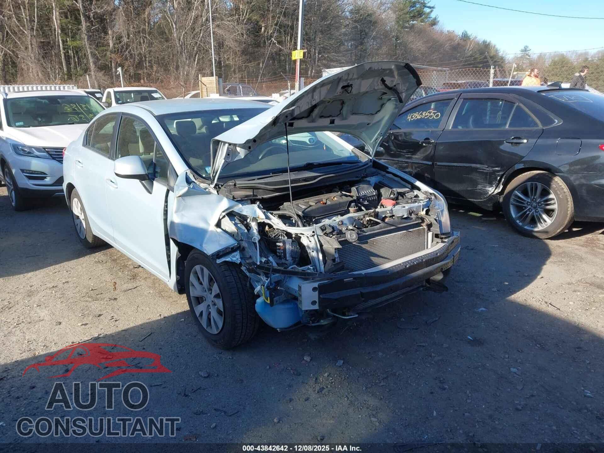 HONDA CIVIC 2012 - JHMFB2F57CS002550