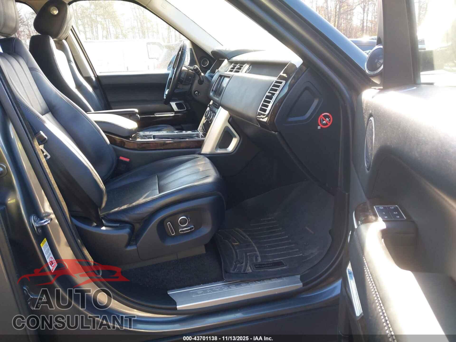 LAND ROVER RANGE ROVER 2016 - SALGS2EF4GA253143