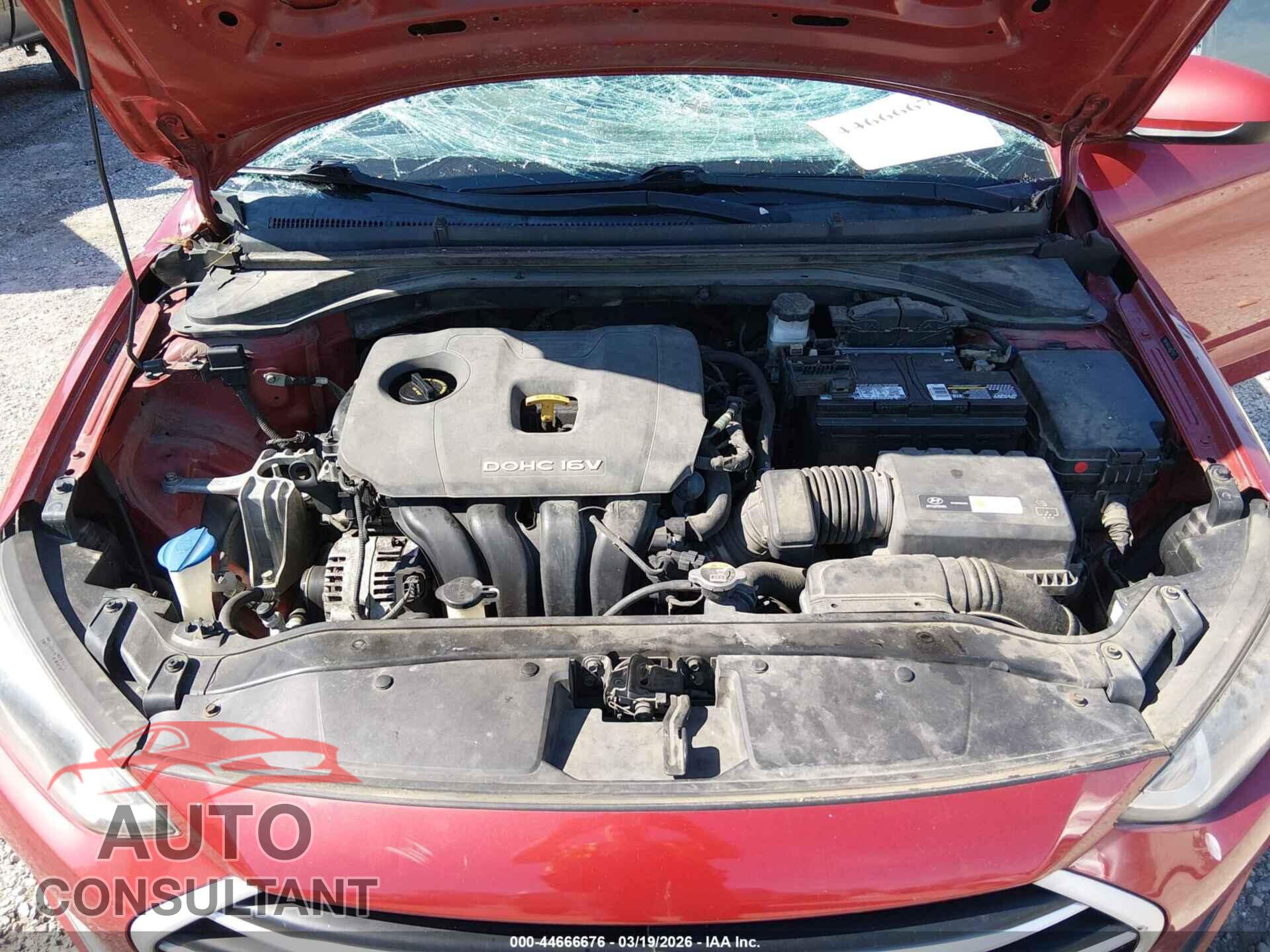 HYUNDAI ELANTRA 2018 - 5NPD74LF3JH257257