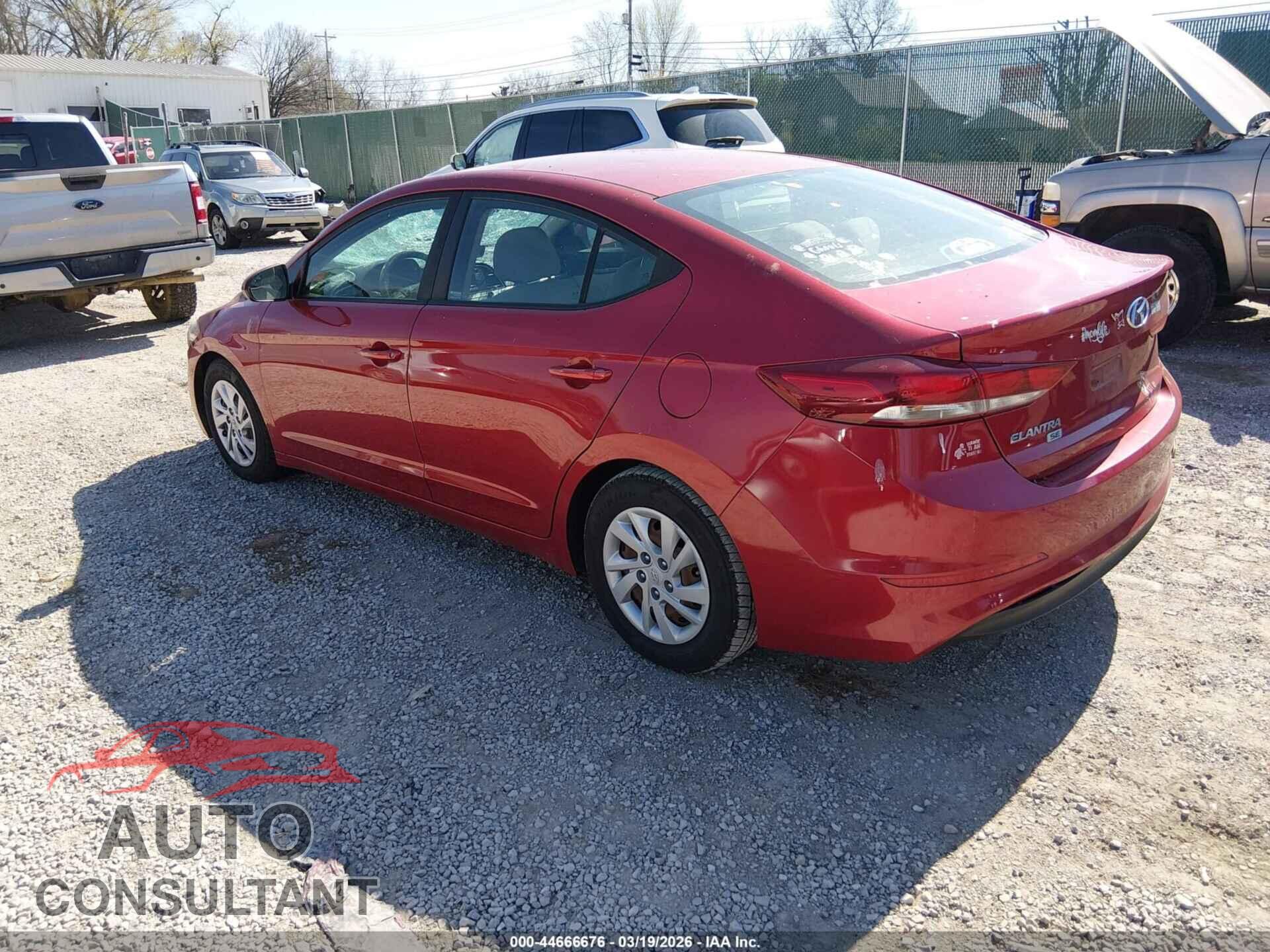 HYUNDAI ELANTRA 2018 - 5NPD74LF3JH257257