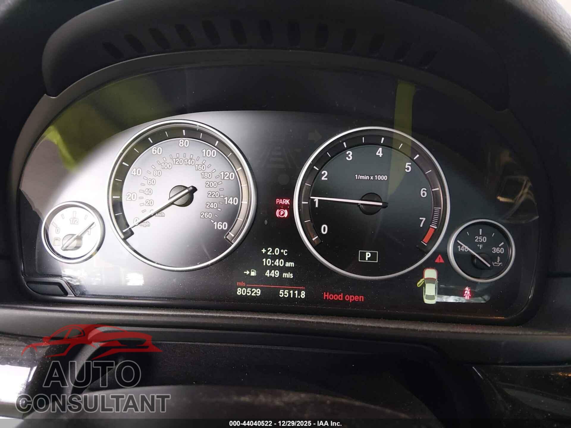 BMW 528I 2012 - WBAXH5C59CDW05656