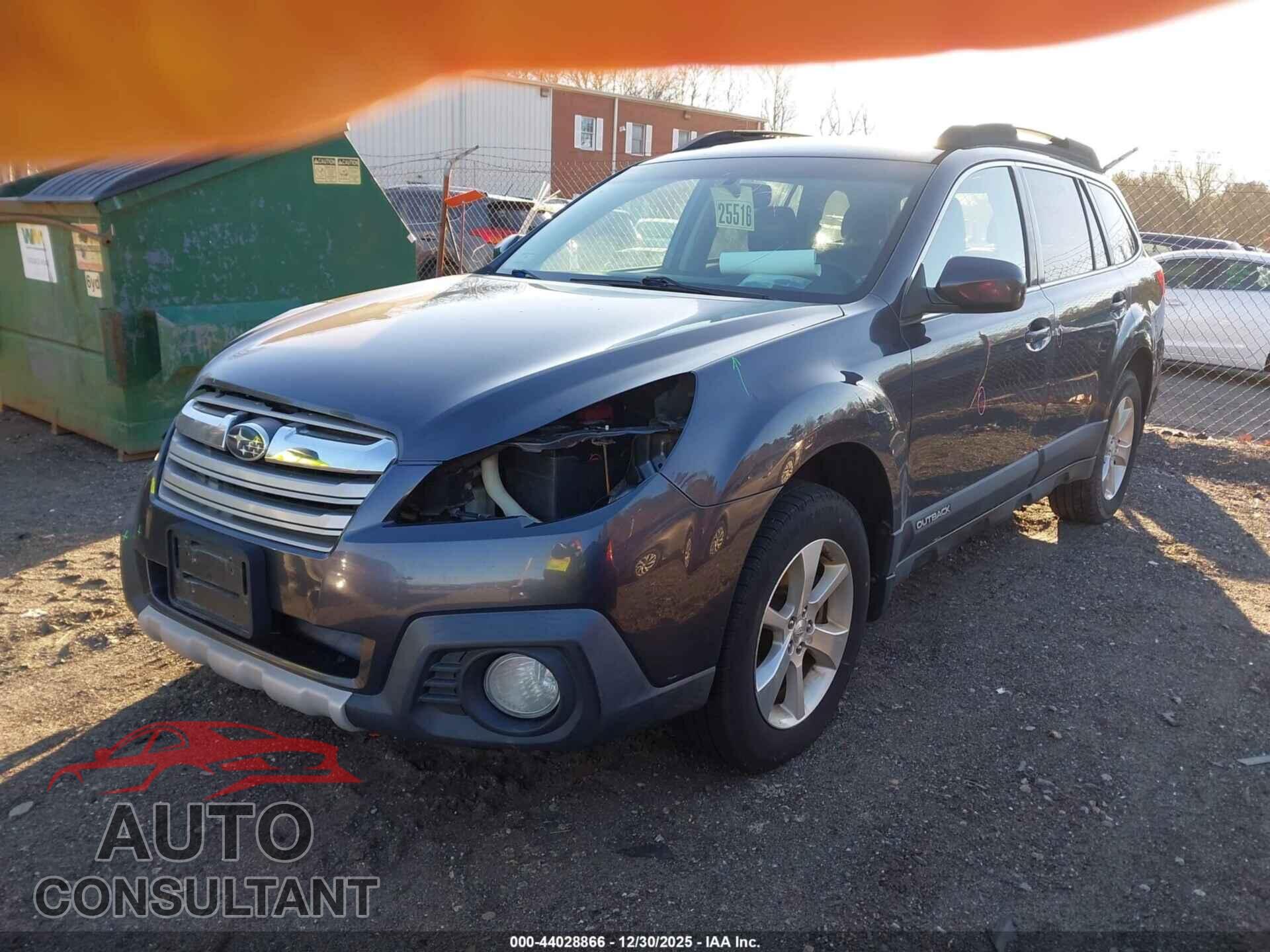 SUBARU OUTBACK 2013 - 4S4BRDKC2D2255719
