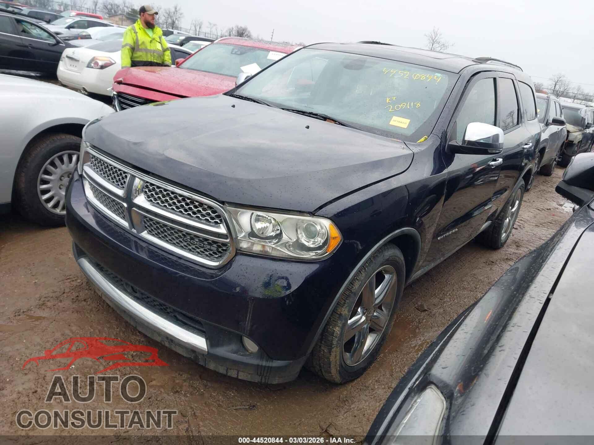 DODGE DURANGO 2011 - 1D4SE5GT4BC695529