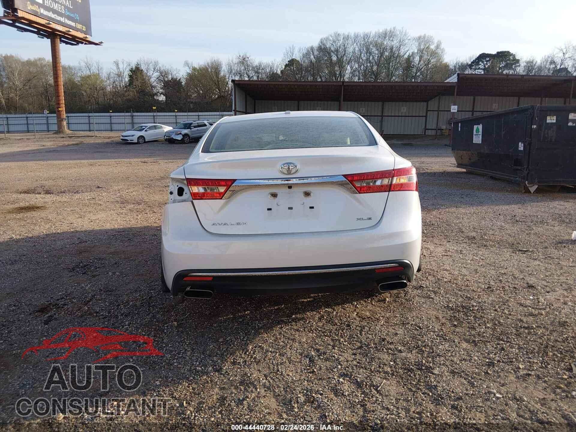 TOYOTA AVALON 2017 - 4T1BK1EB3HU263473