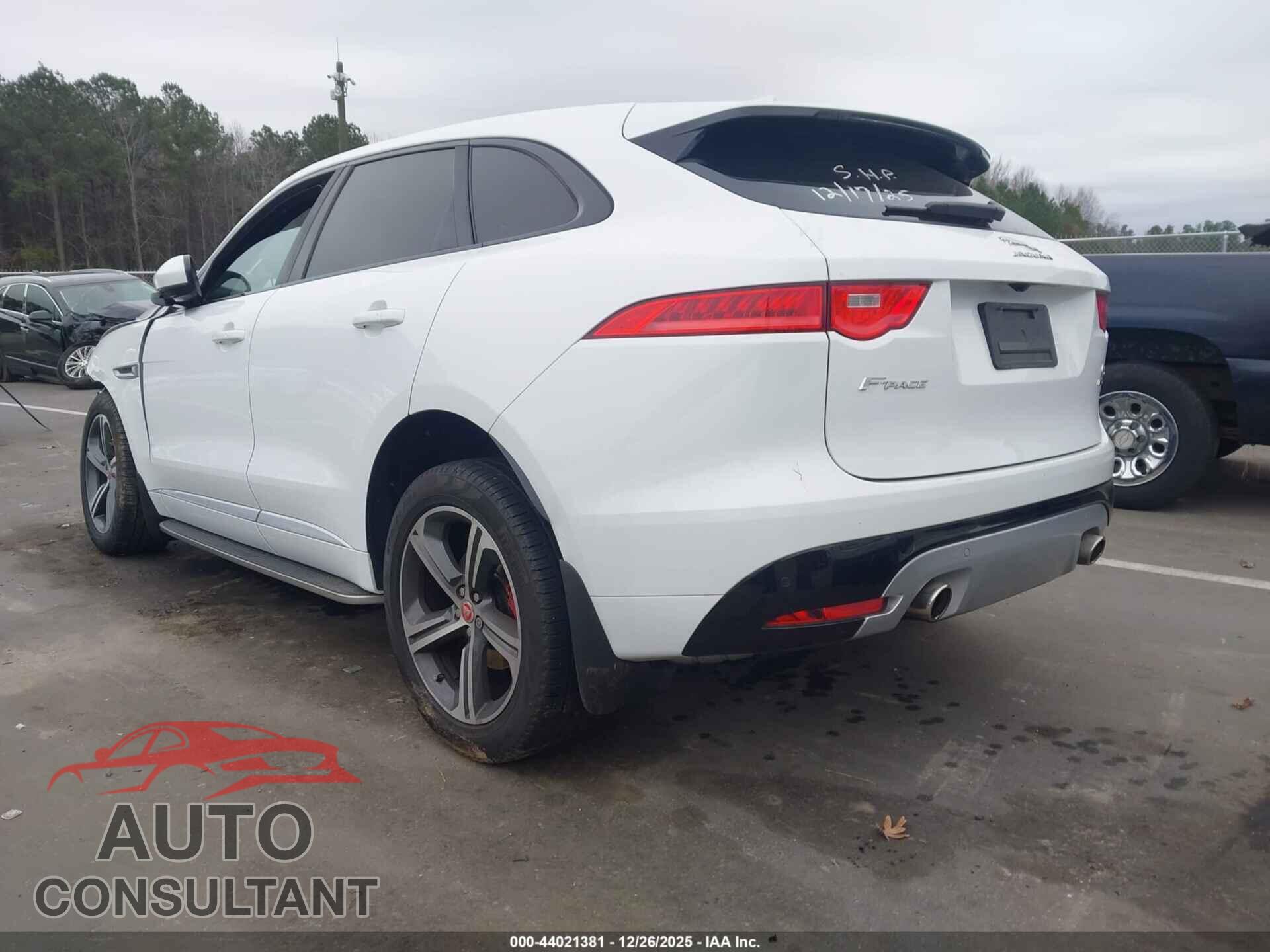 JAGUAR F-PACE 2017 - SADCM2BV4HA898103
