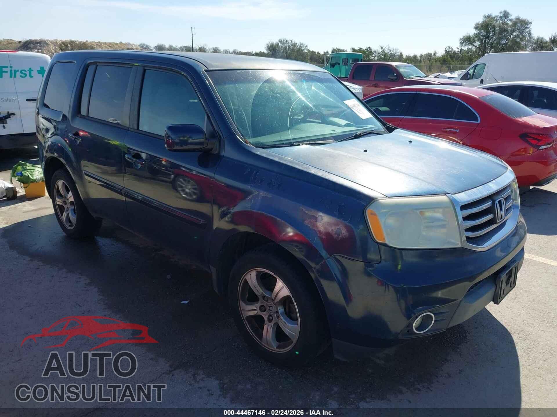 HONDA PILOT 2012 - 5FNYF3H47CB015983