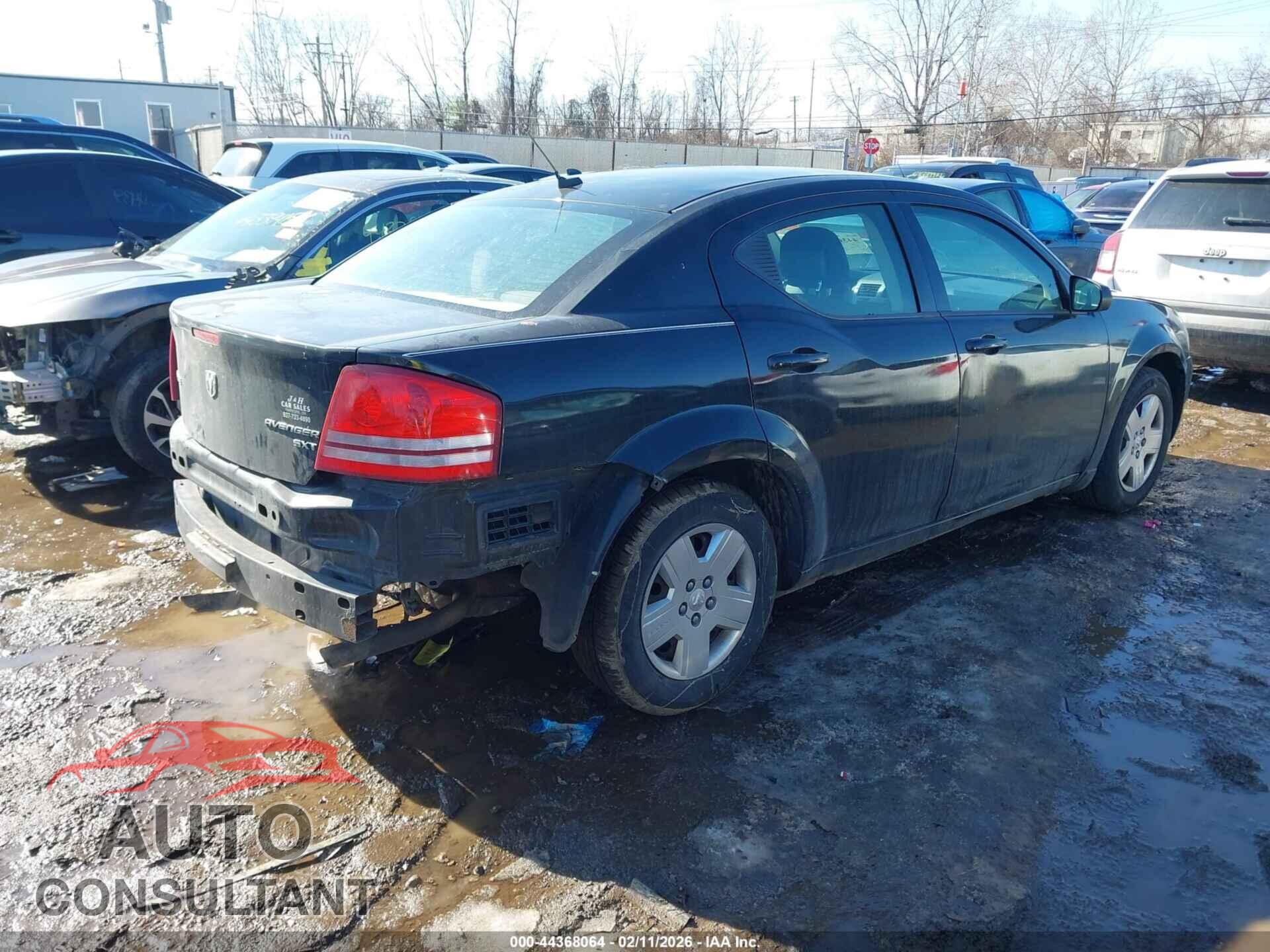 DODGE AVENGER 2010 - 1B3CC4FB5AN204111
