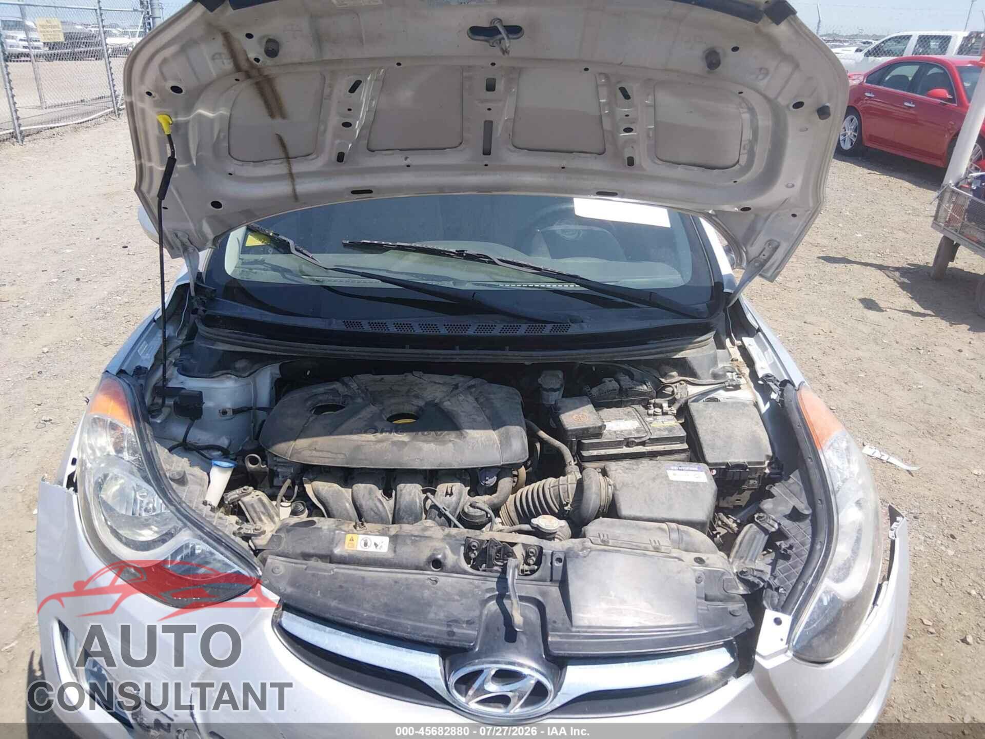 HYUNDAI ELANTRA 2013 - KMHDH4AE2DU791427