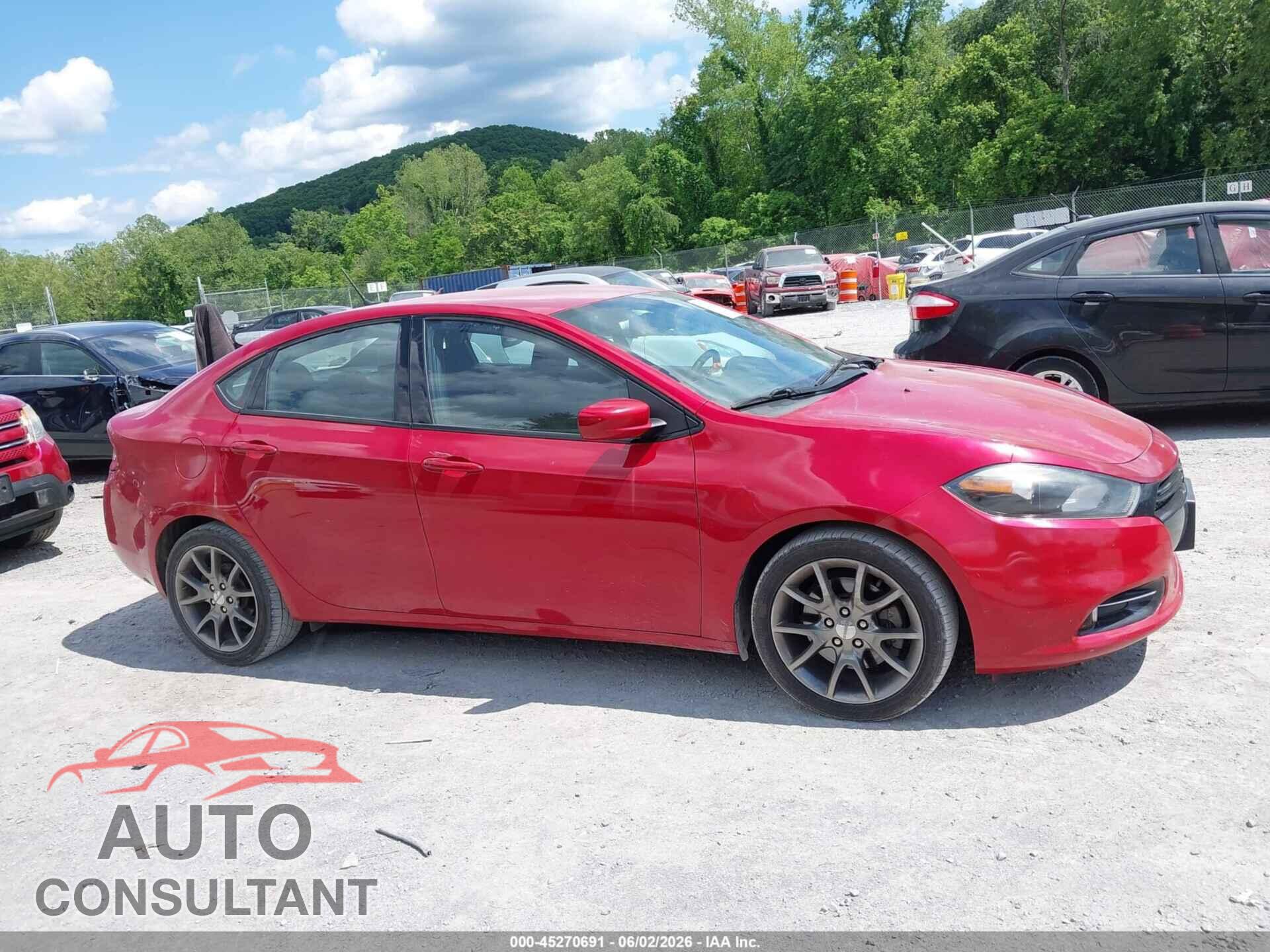 DODGE DART 2014 - 1C3CDFBB4ED903517