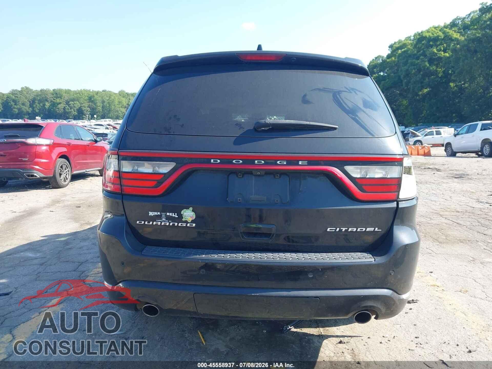 DODGE DURANGO 2019 - 1C4RDHEG0KC550235