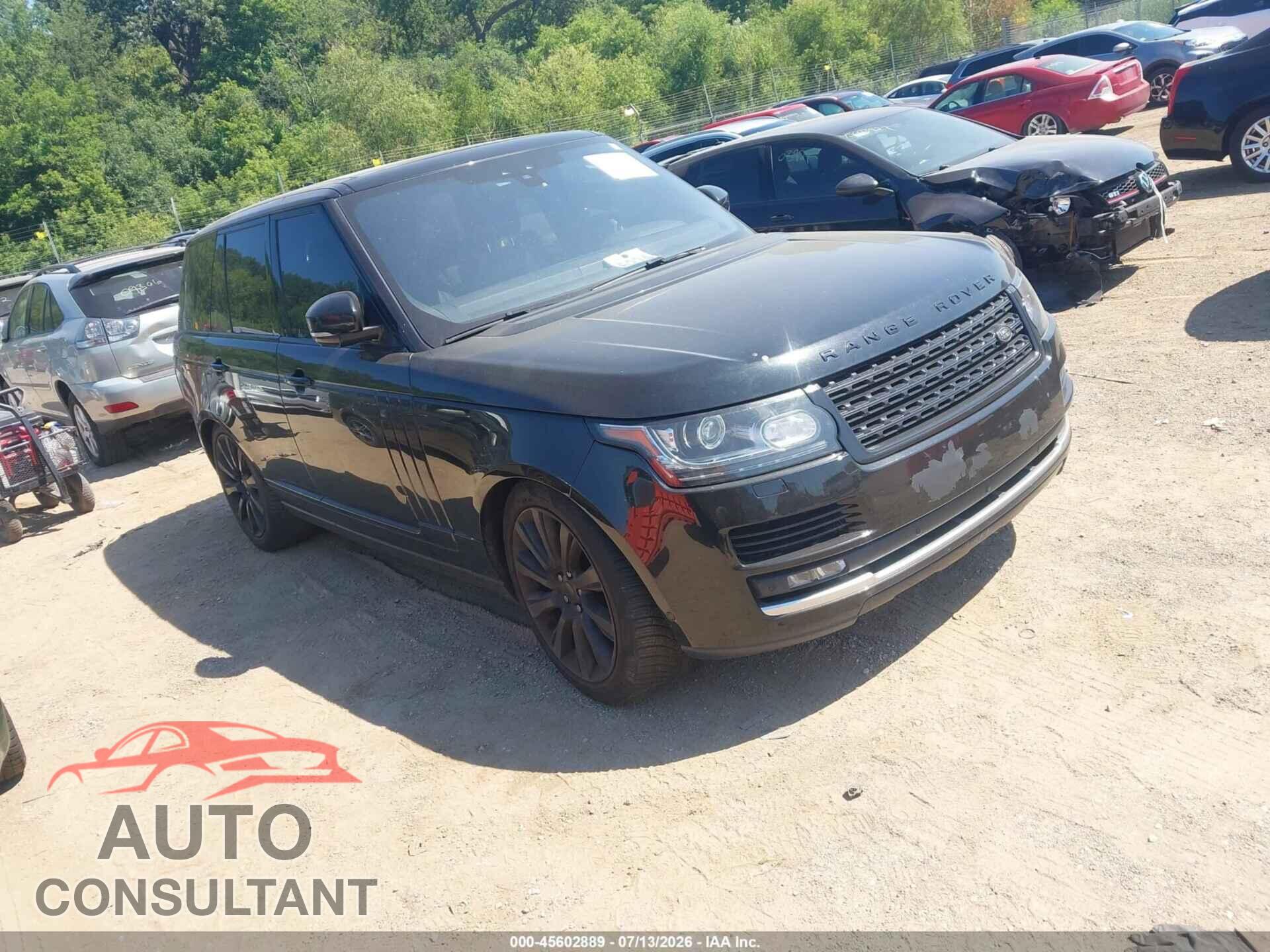 LAND ROVER RANGE ROVER 2017 - SALGS2FE1HA329778