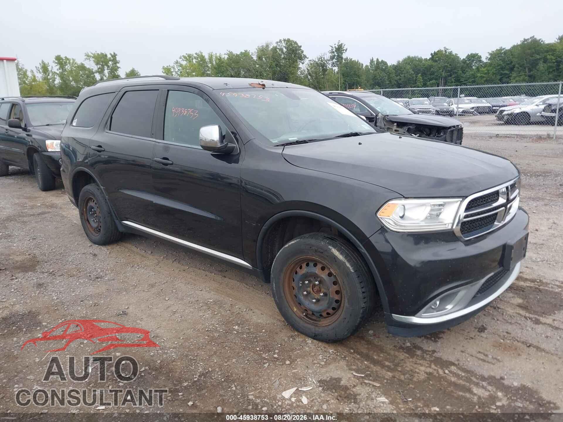 DODGE DURANGO 2014 - 1C4RDJAG0EC598075