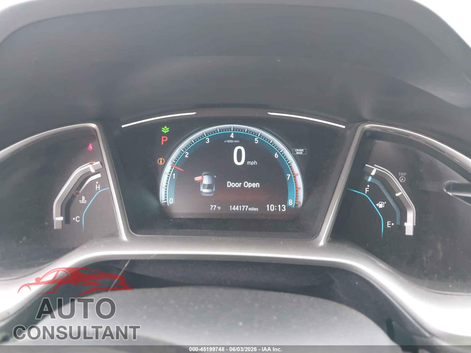 HONDA CIVIC 2017 - 19XFC2F72HE082110