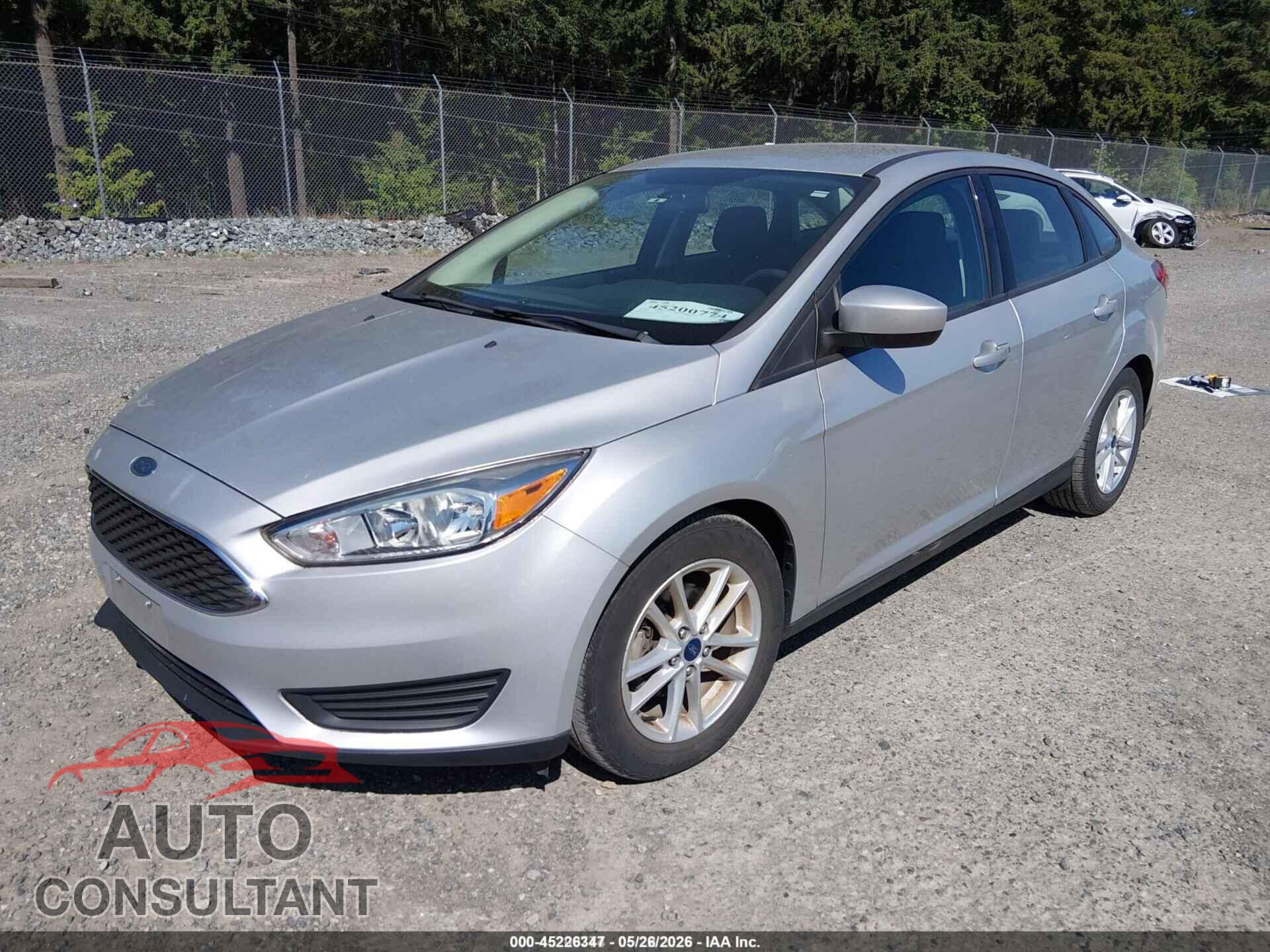 FORD FOCUS 2018 - 1FADP3F27JL327461