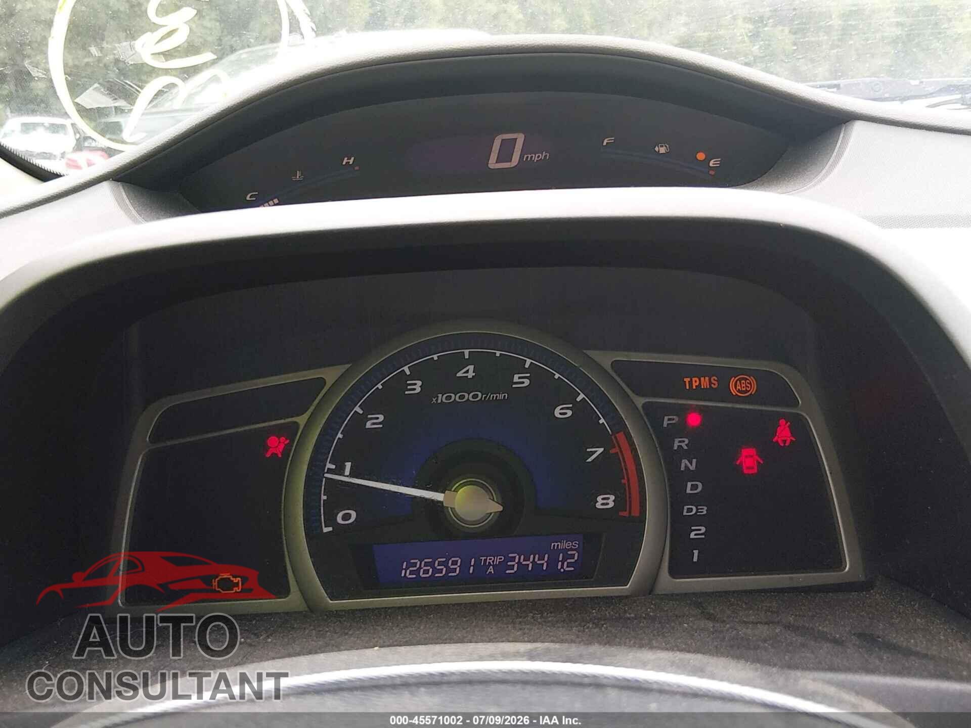 HONDA CIVIC 2010 - 19XFA1F5XAE014528