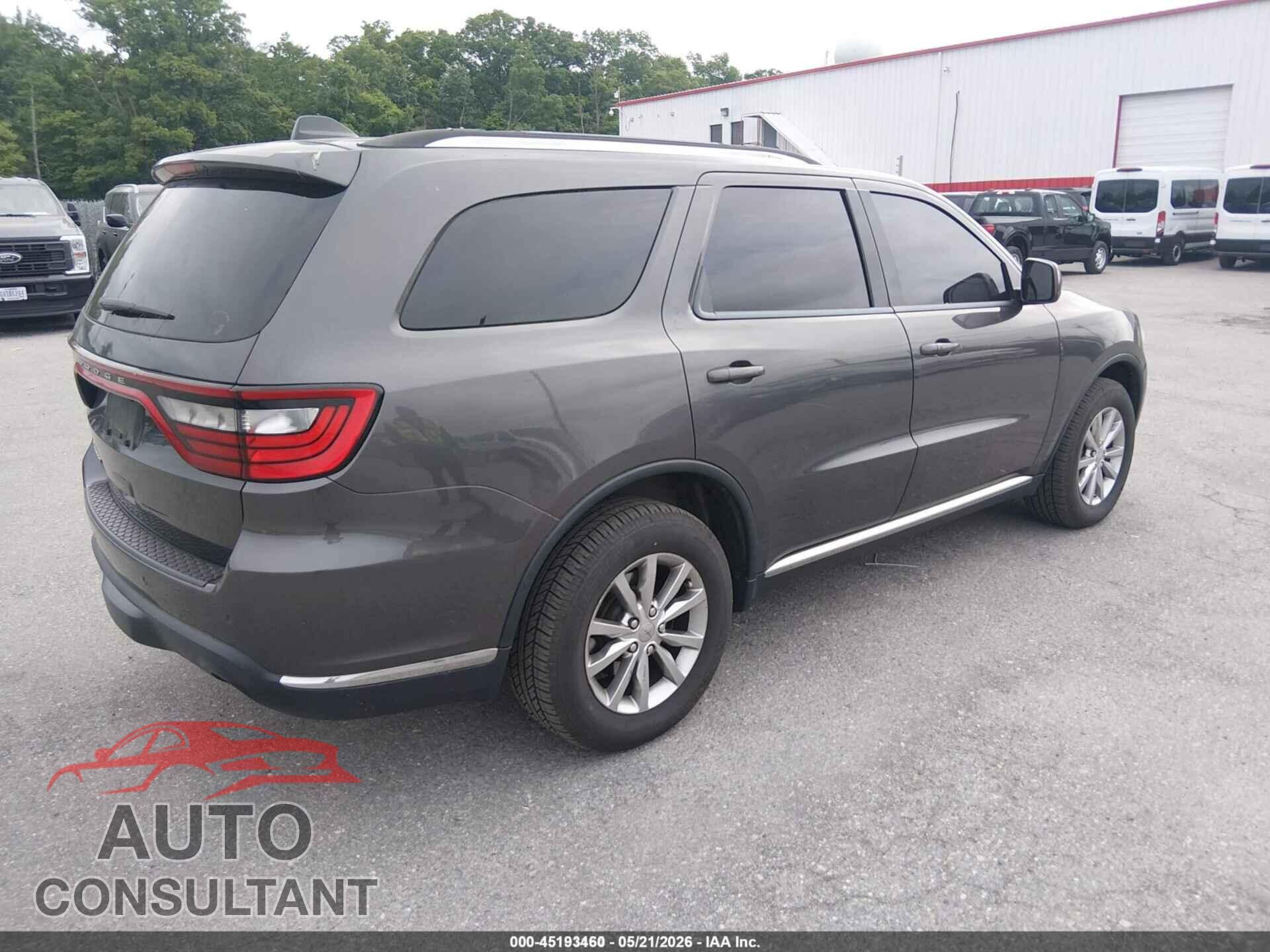 DODGE DURANGO 2017 - 1C4RDJAG6HC883691