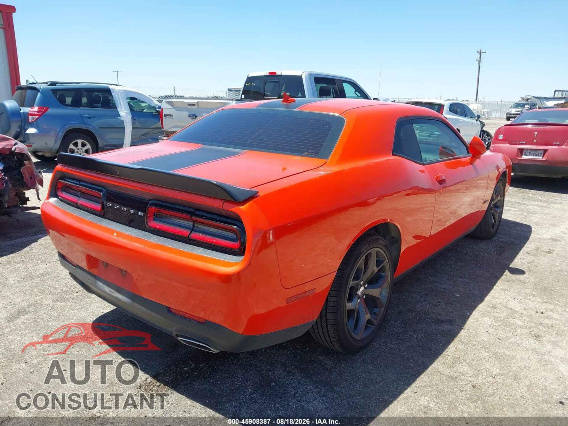 DODGE CHALLENGER 2017 - 2C3CDZAGXHH640505