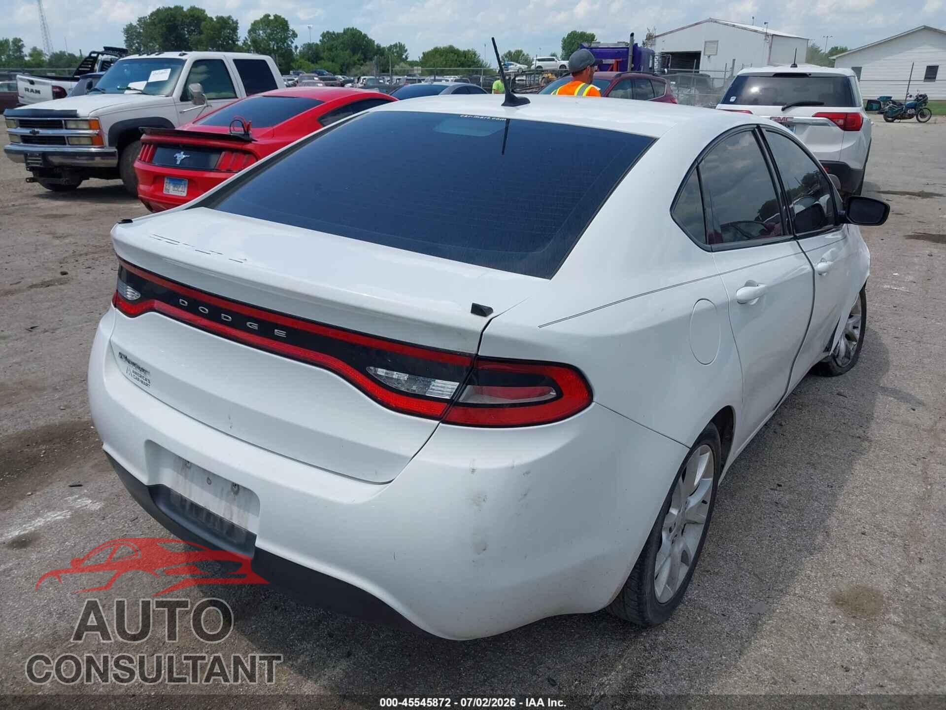 DODGE DART 2014 - 1C3CDFAA5ED724119