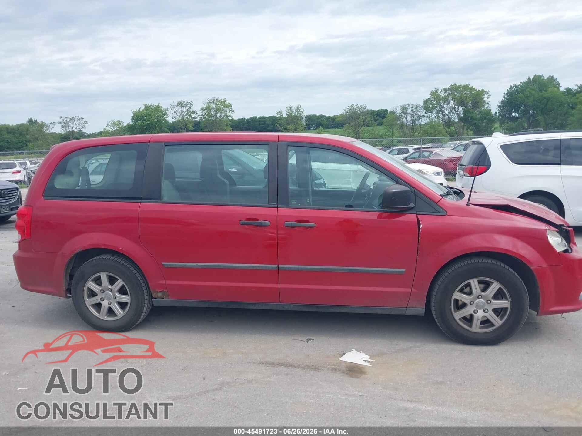 DODGE GRAND CARAVAN 2013 - 2C4RDGBGXDR543785