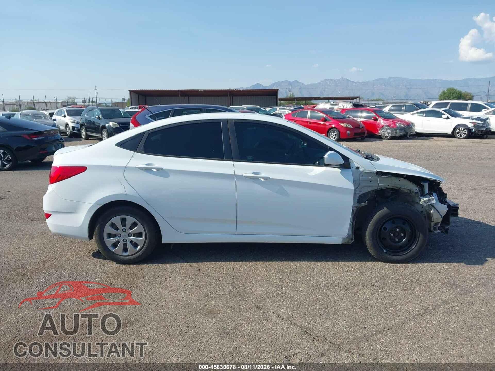 HYUNDAI ACCENT 2017 - KMHCT4AE6HU330036