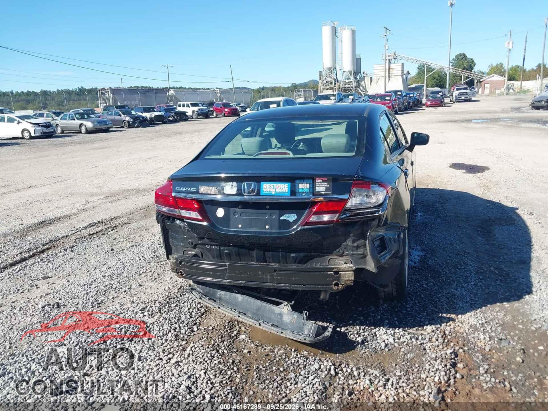 HONDA CIVIC 2014 - 19XFB2F54EE249127