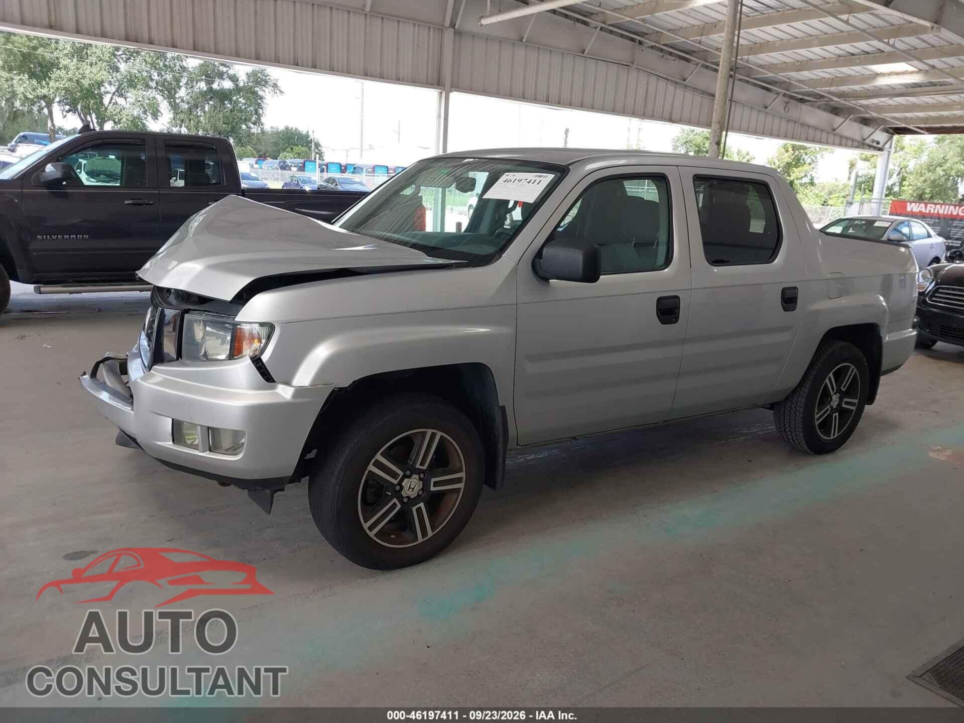 HONDA RIDGELINE 2013 - 5FPYK1F76DB002003