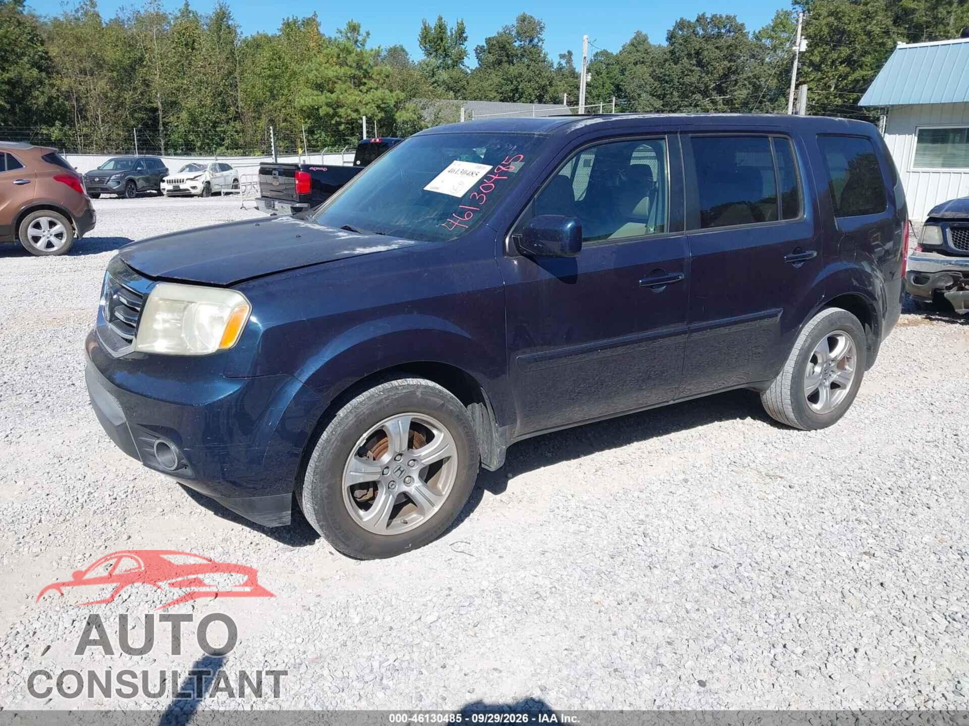HONDA PILOT 2012 - 5FNYF4H52CB079010