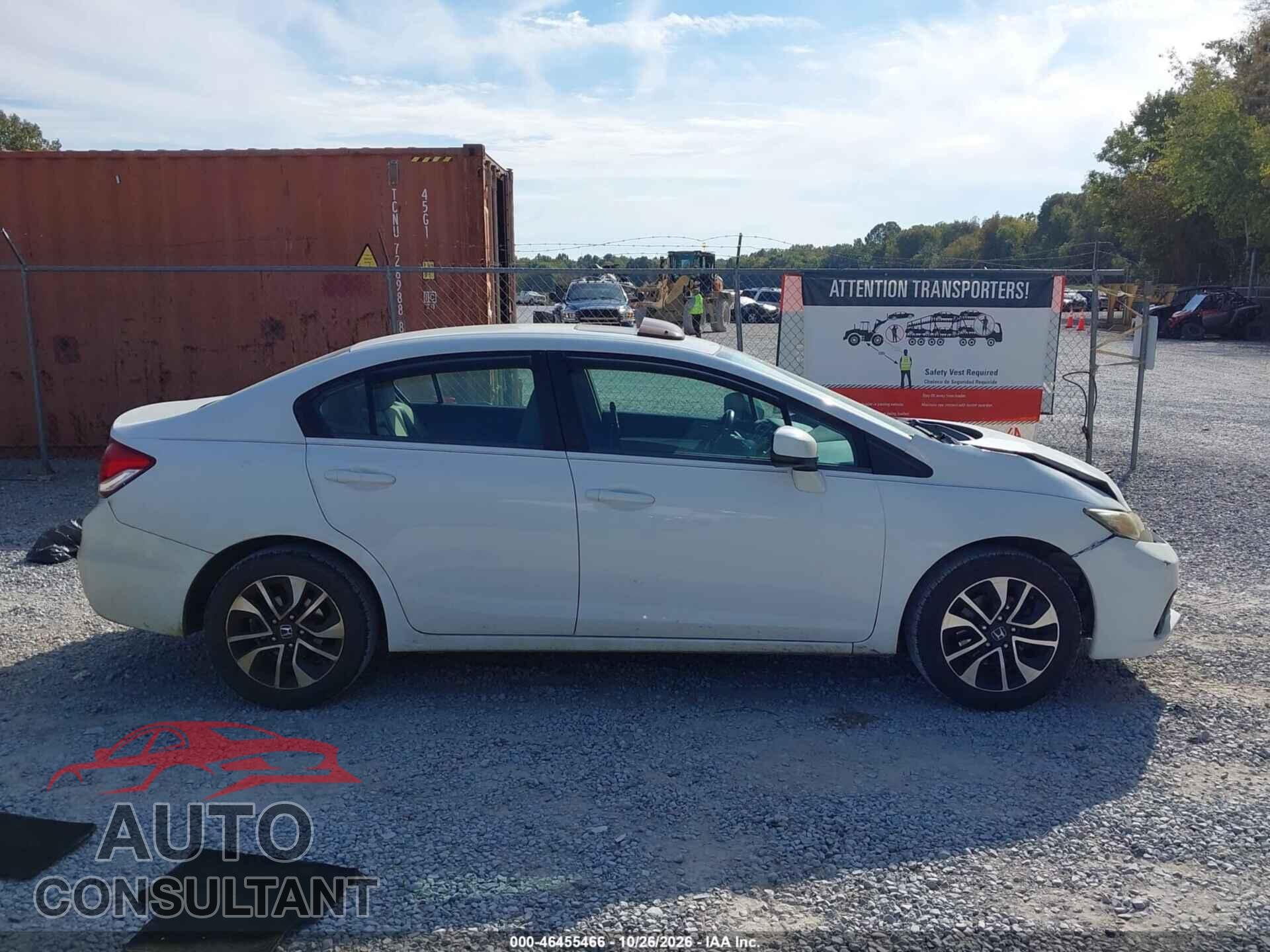 HONDA CIVIC 2013 - 19XFB2F85DE030573