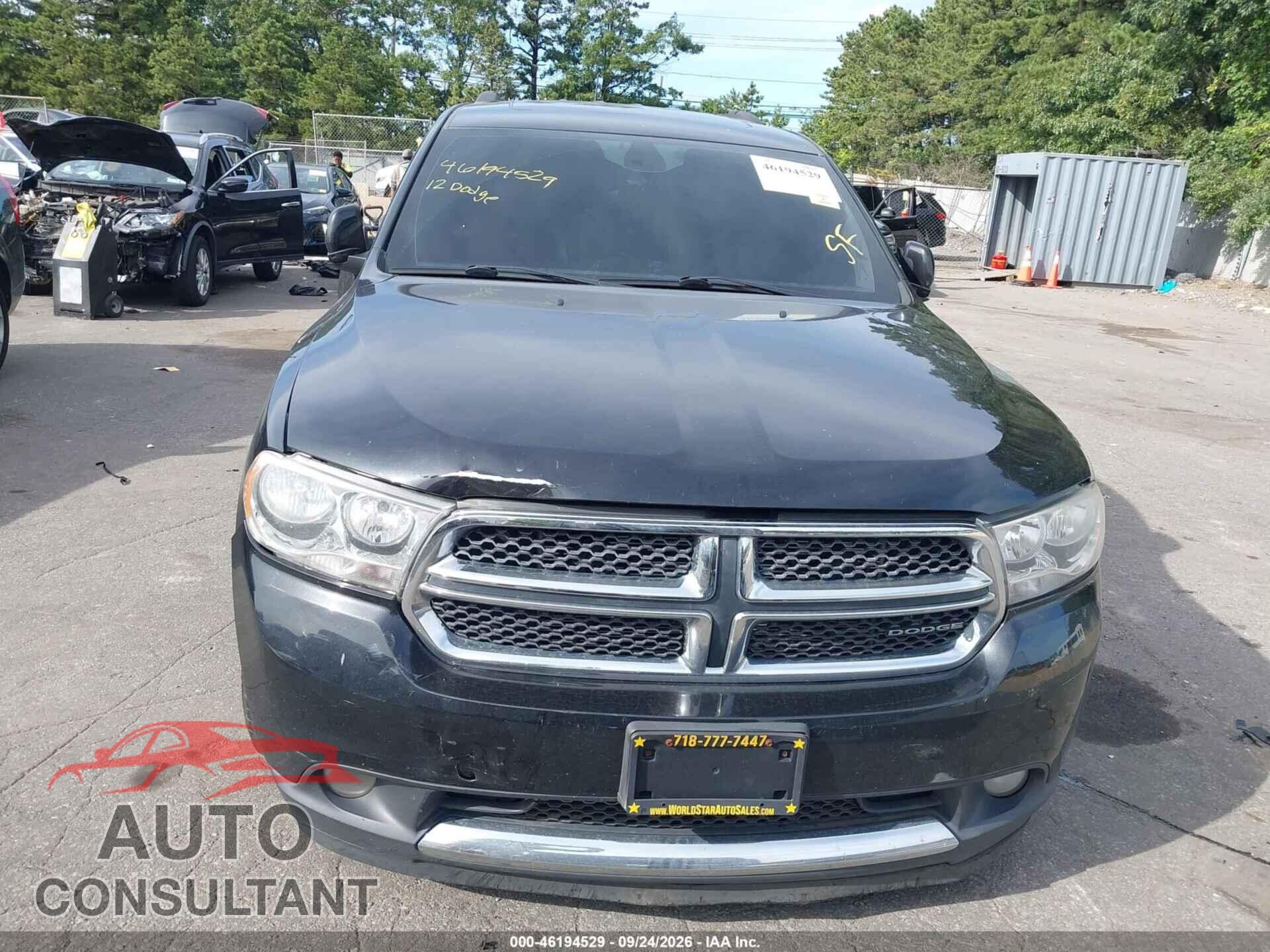 DODGE DURANGO 2012 - 1C4RDJDG4CC163388