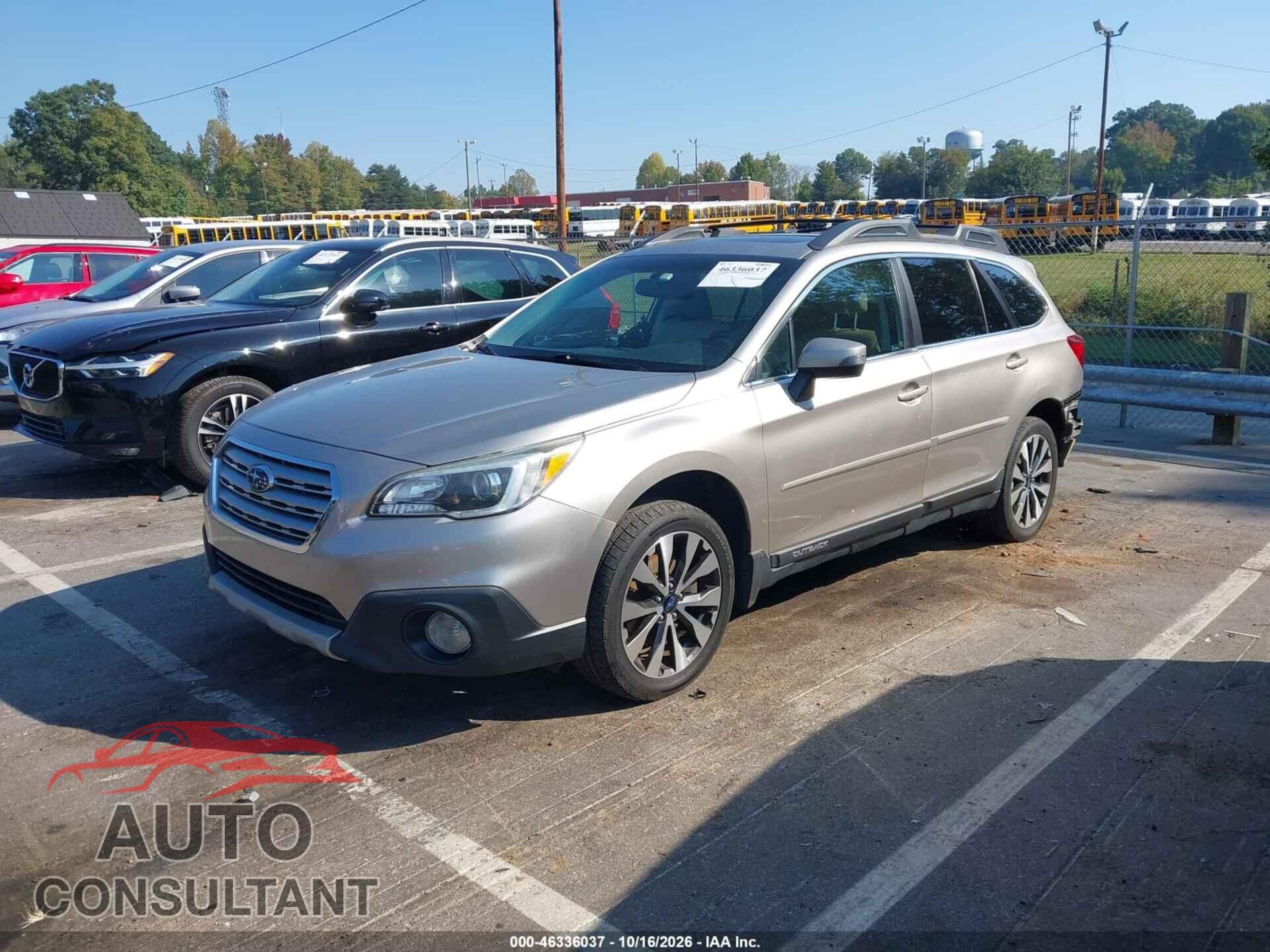 SUBARU OUTBACK 2015 - 4S4BSBLC8F3332761