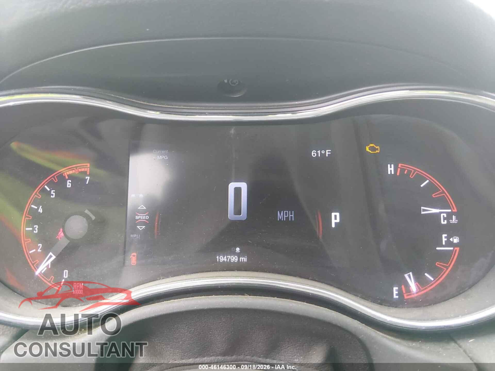 DODGE DURANGO 2015 - 1C4SDJCT1FC766707