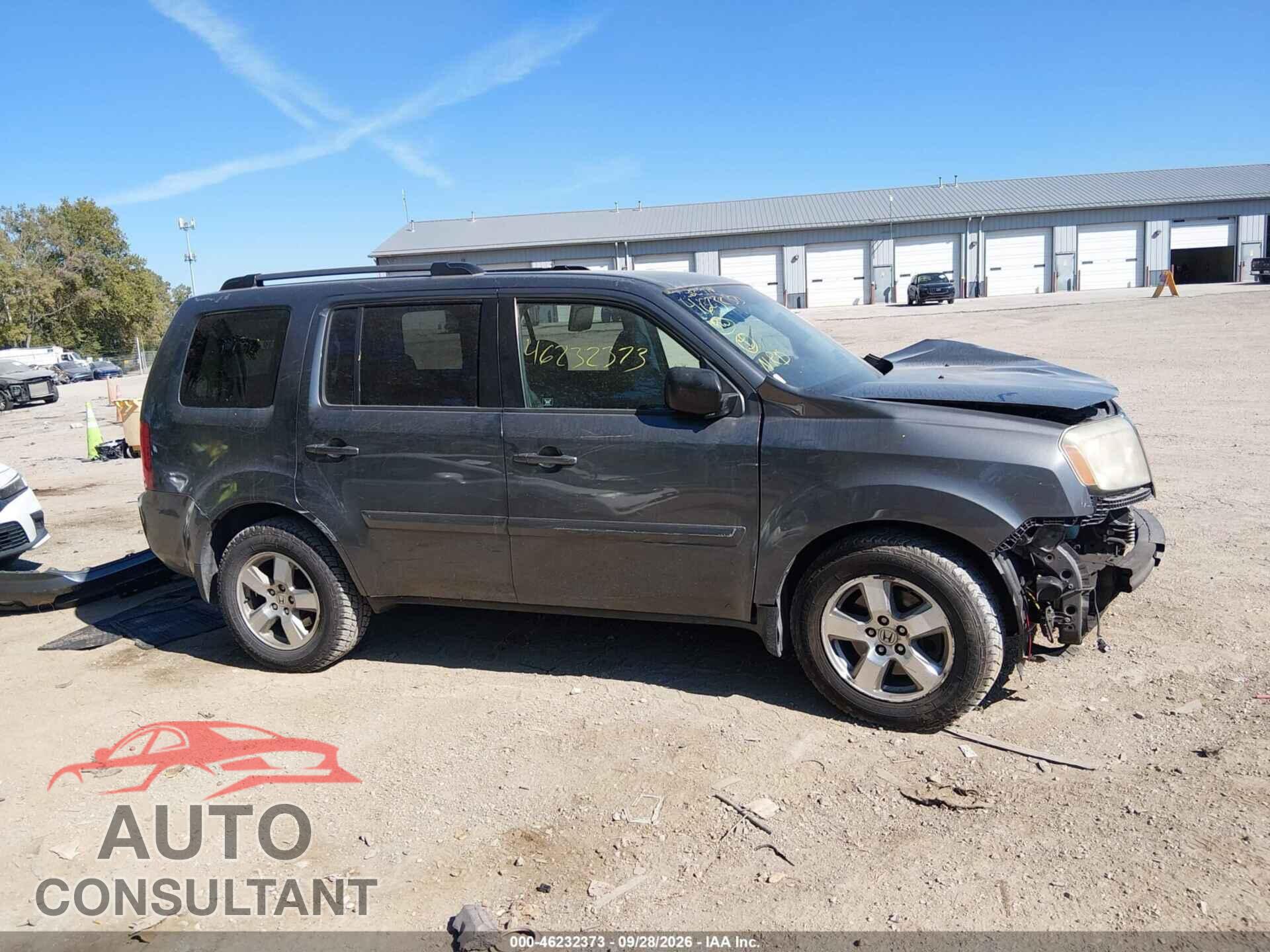 HONDA PILOT 2011 - 5FNYF4H40BB079772