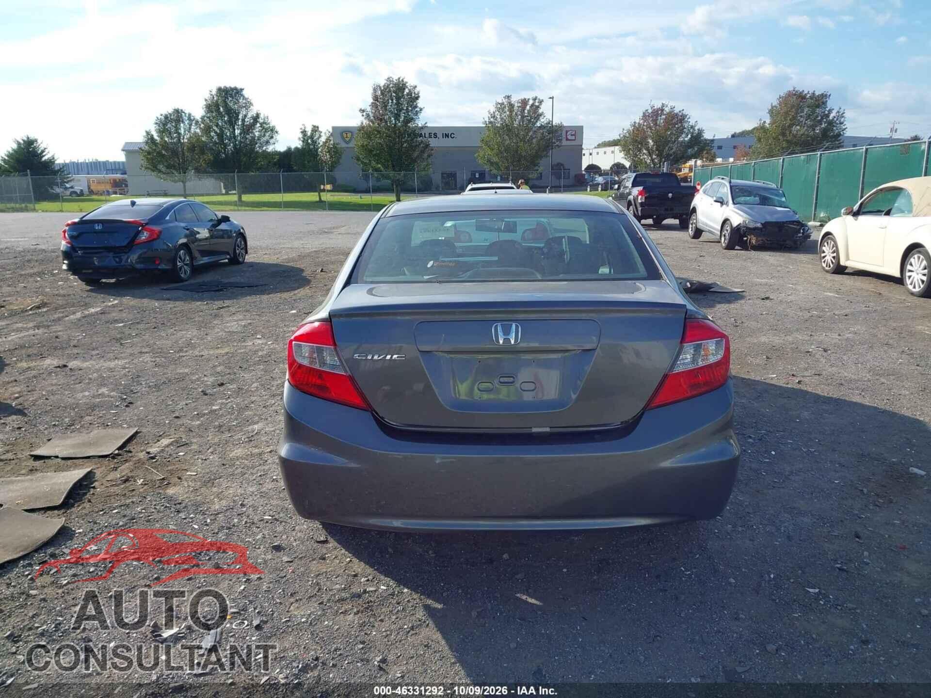 HONDA CIVIC 2012 - 2HGFB2F95CH307784