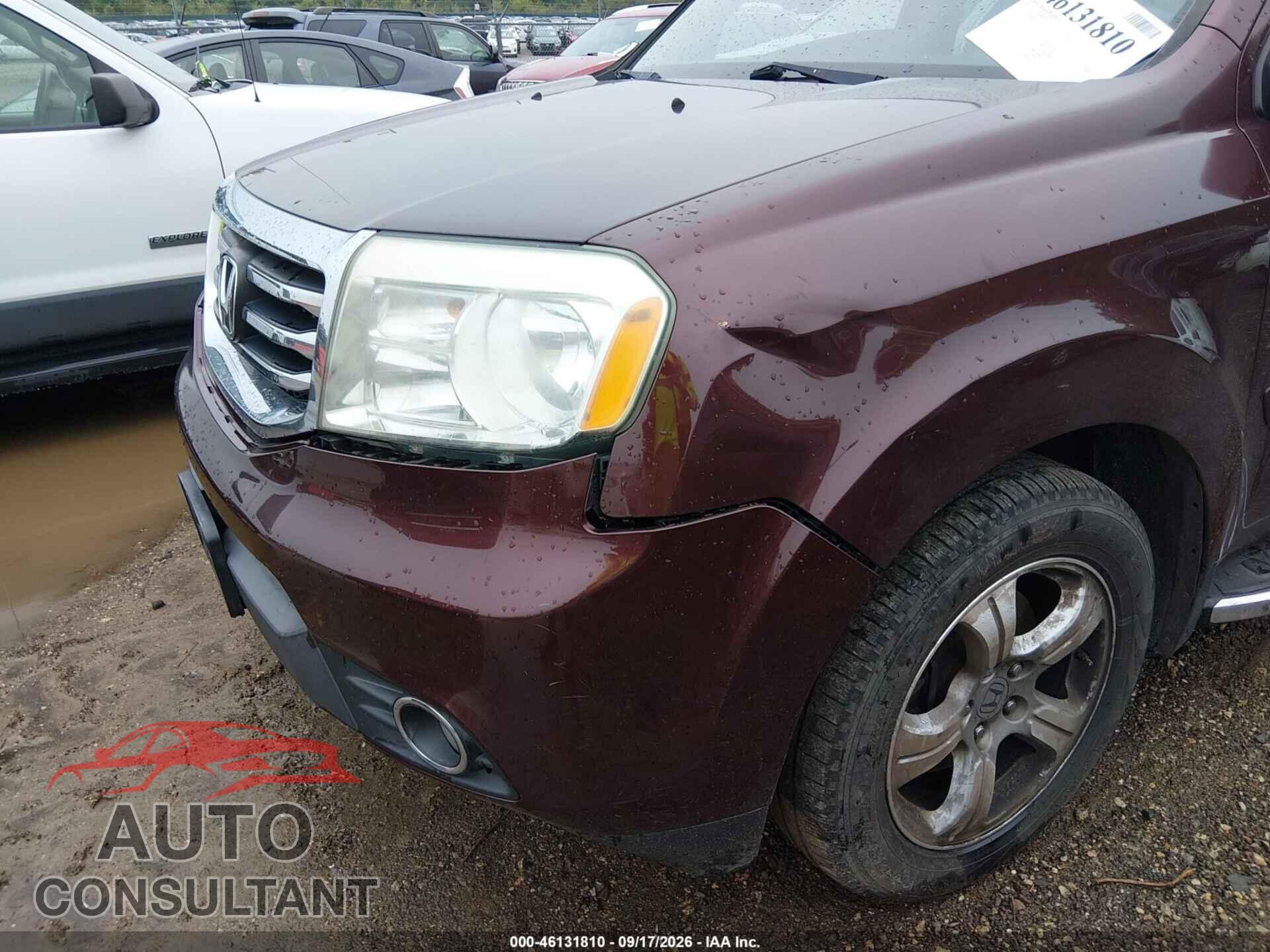 HONDA PILOT 2013 - 5FNYF4H58DB046174