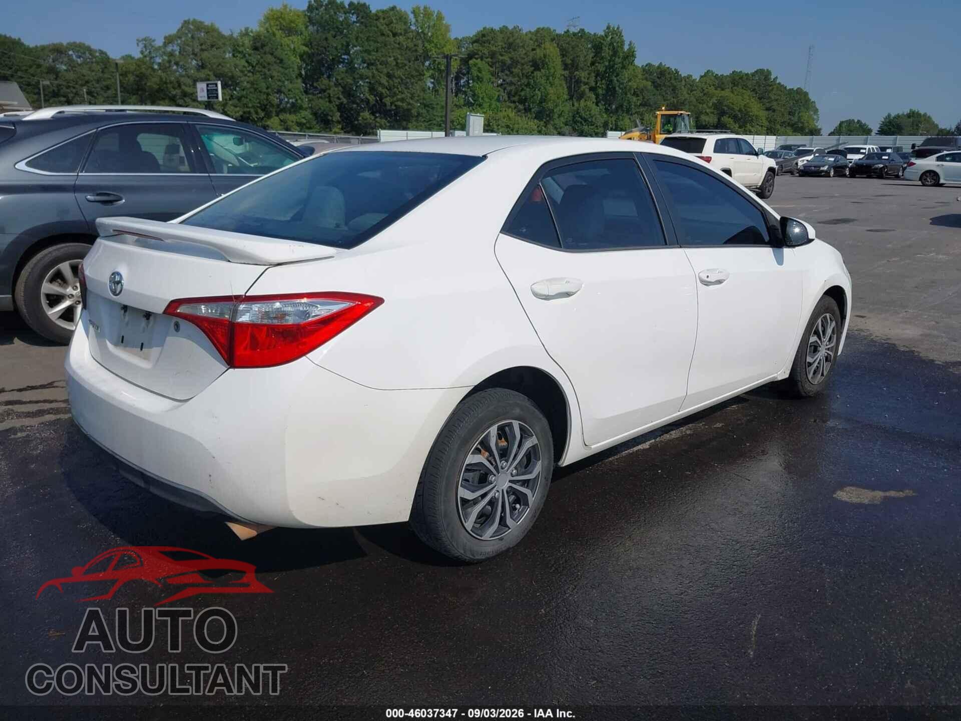 TOYOTA COROLLA 2015 - 2T1BURHE9FC295759