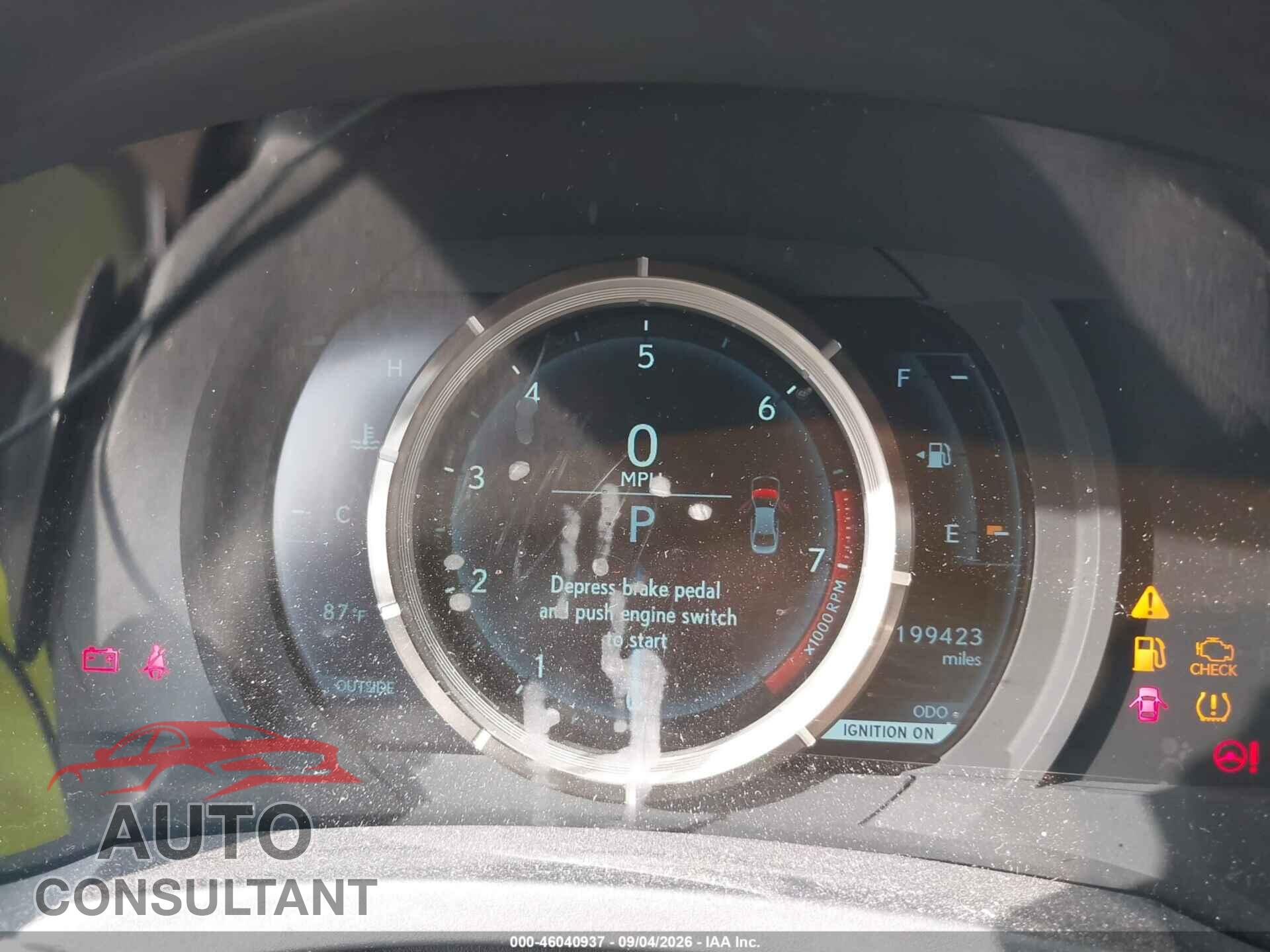 LEXUS IS 250 2015 - JTHBF1D20F5065871