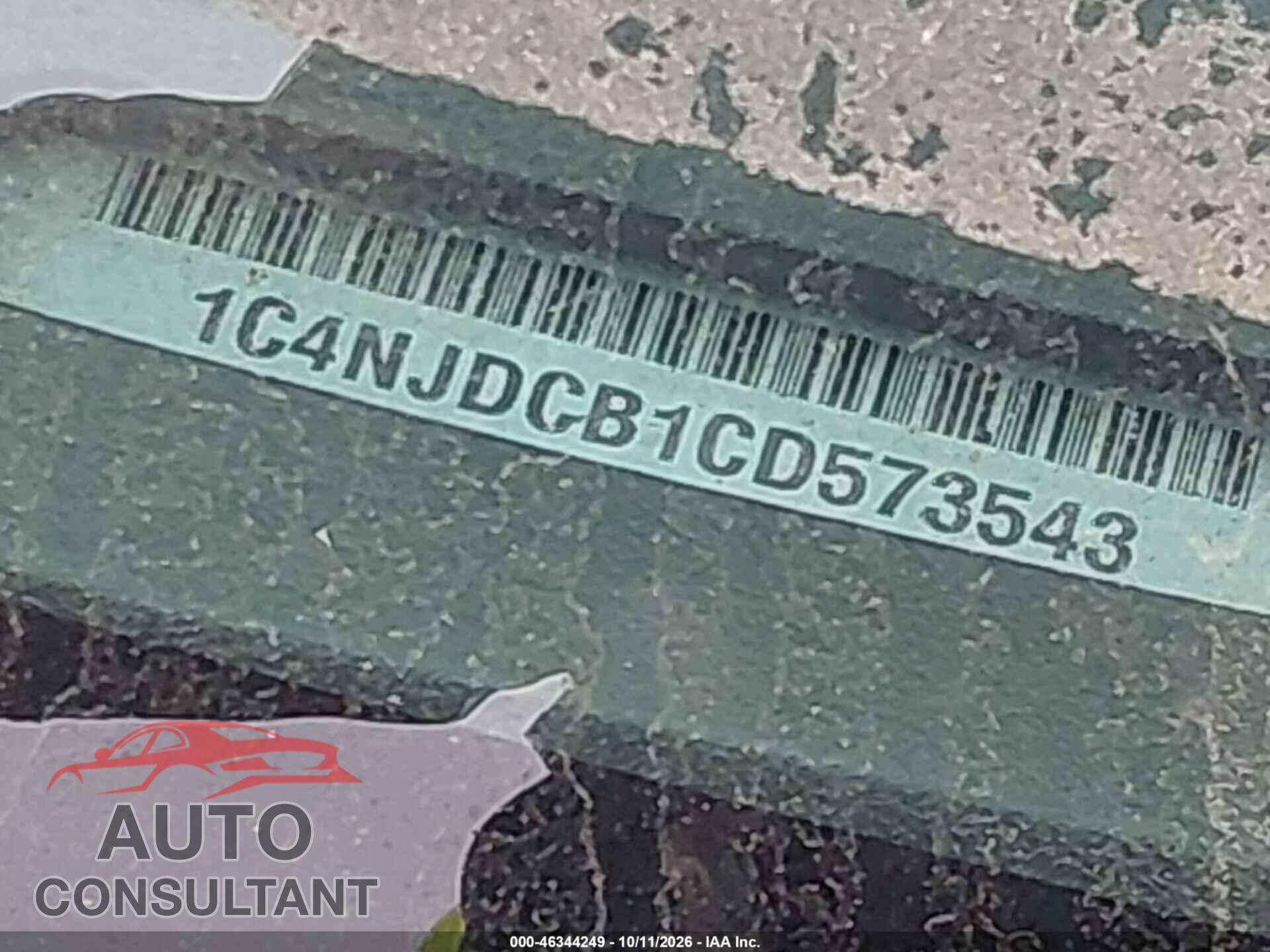 JEEP COMPASS 2012 - 1C4NJDCB1CD573543