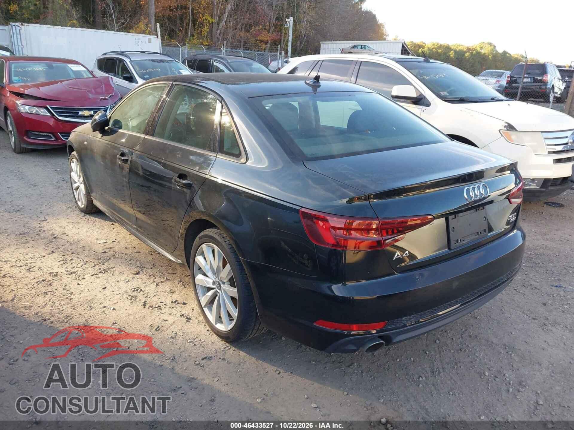 AUDI A4 2018 - WAUKMAF45JA032013