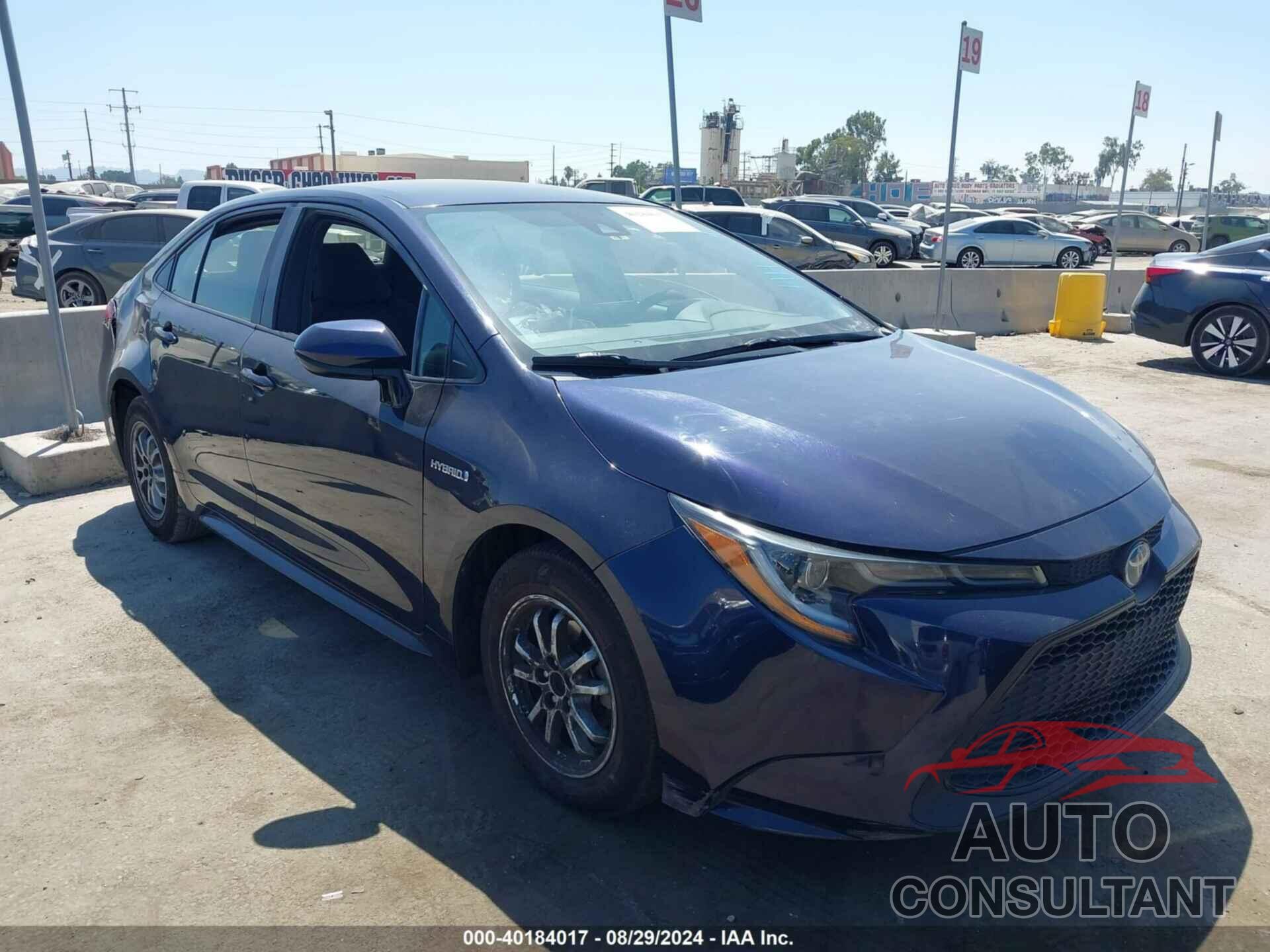 TOYOTA COROLLA 2021 - JTDEAMDE2MJ018760