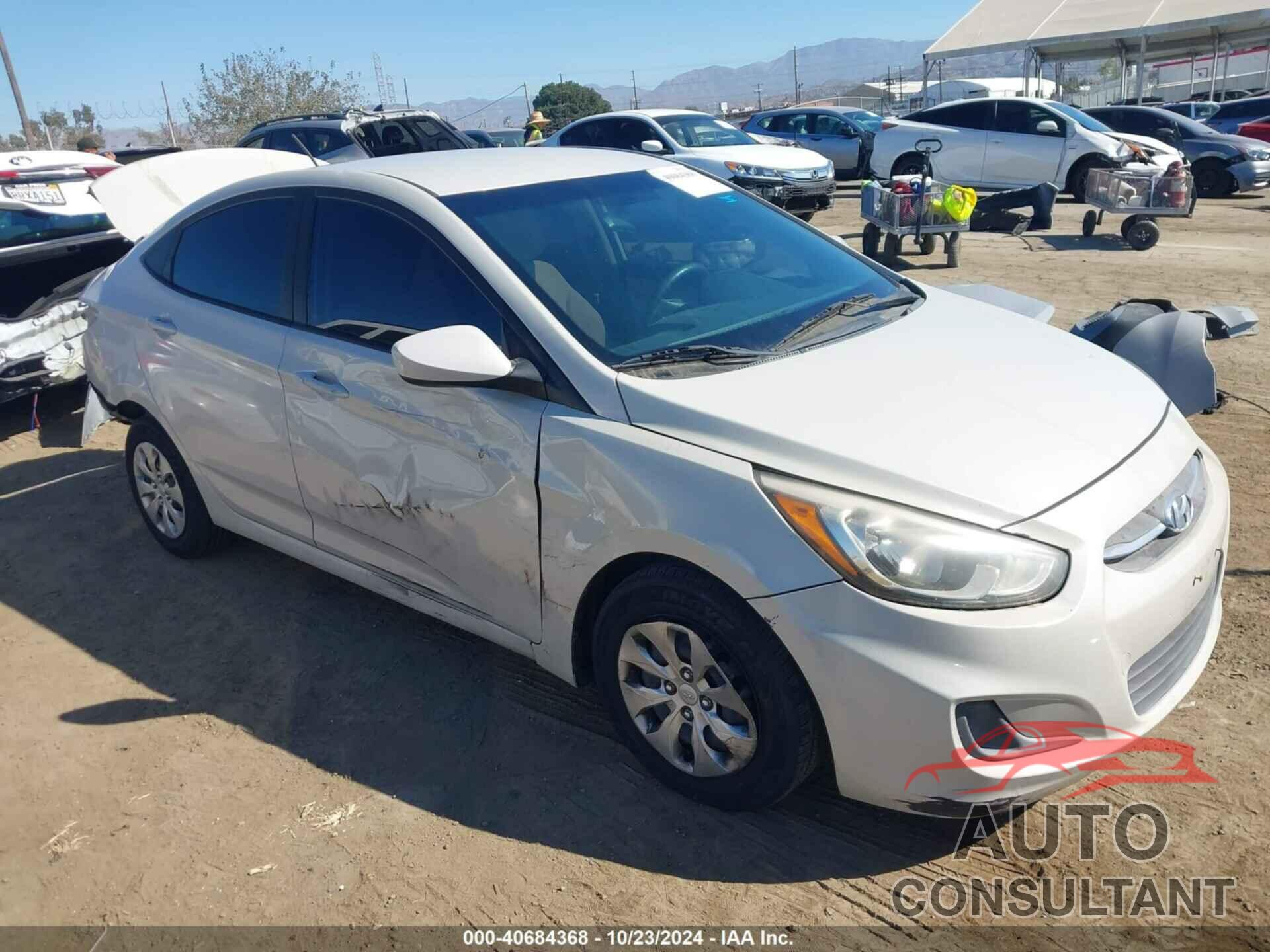 HYUNDAI ACCENT 2017 - KMHCT4AE9HU205516