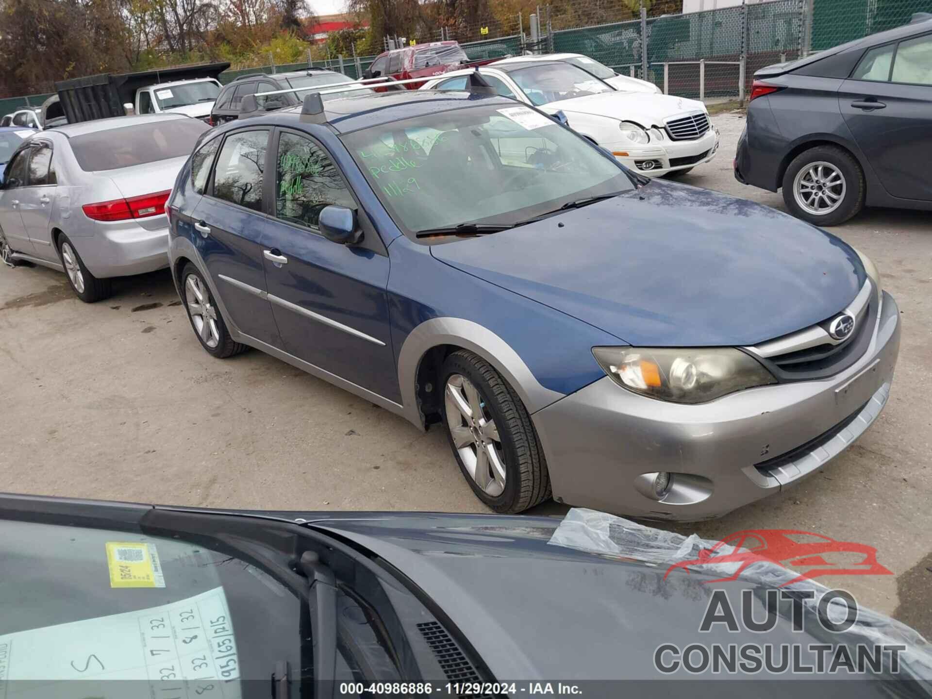 SUBARU IMPREZA OUTBACK SPORT 2011 - JF1GH6D69BH821164