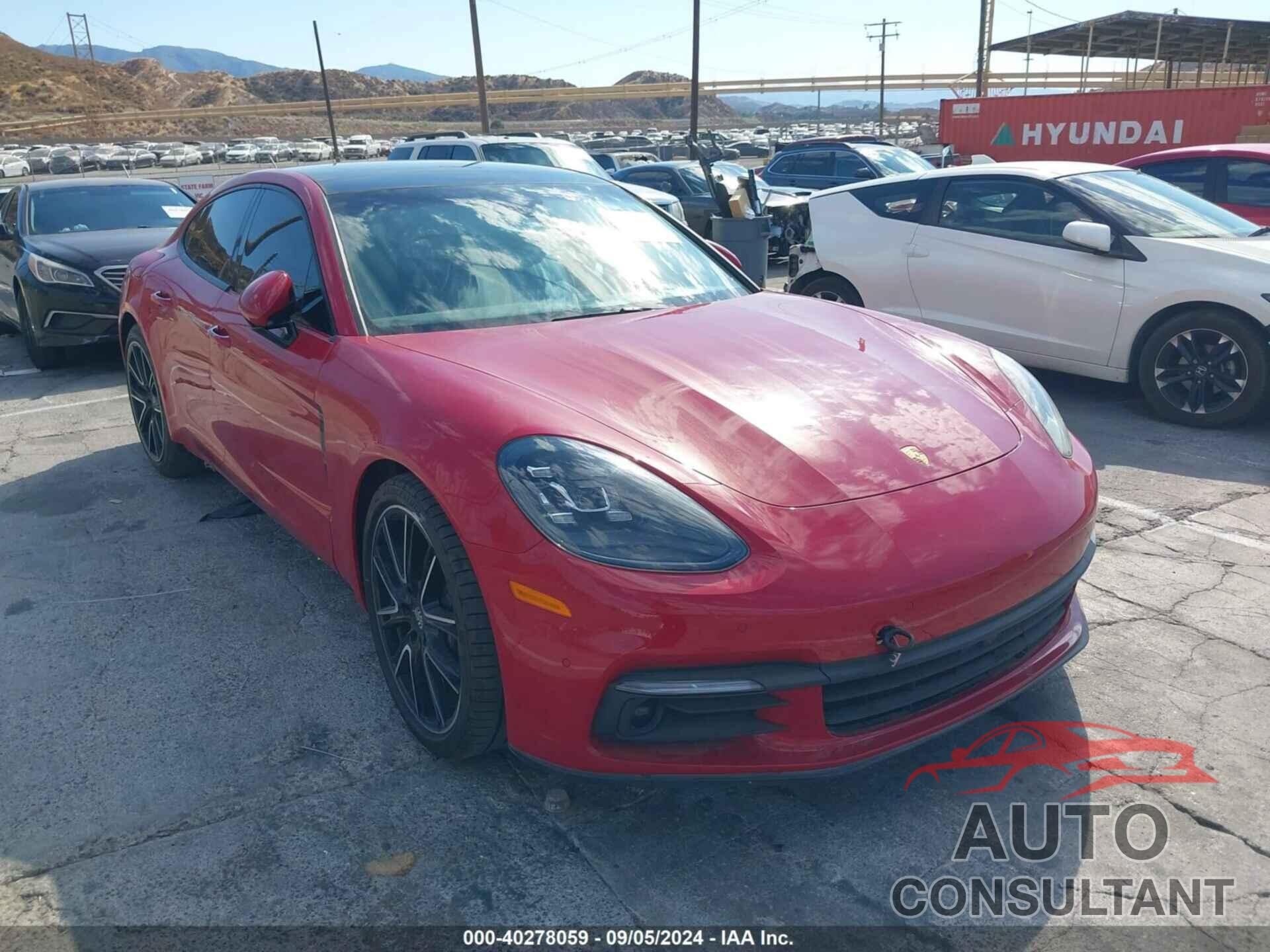 PORSCHE PANAMERA 2019 - WP0AA2A74KL100788