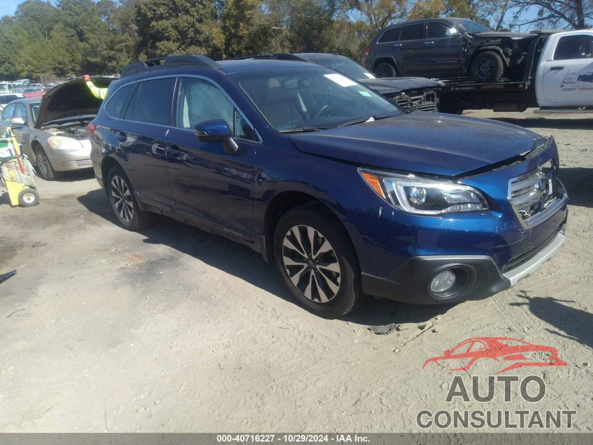 SUBARU OUTBACK 2017 - 4S4BSEKC1H3320375