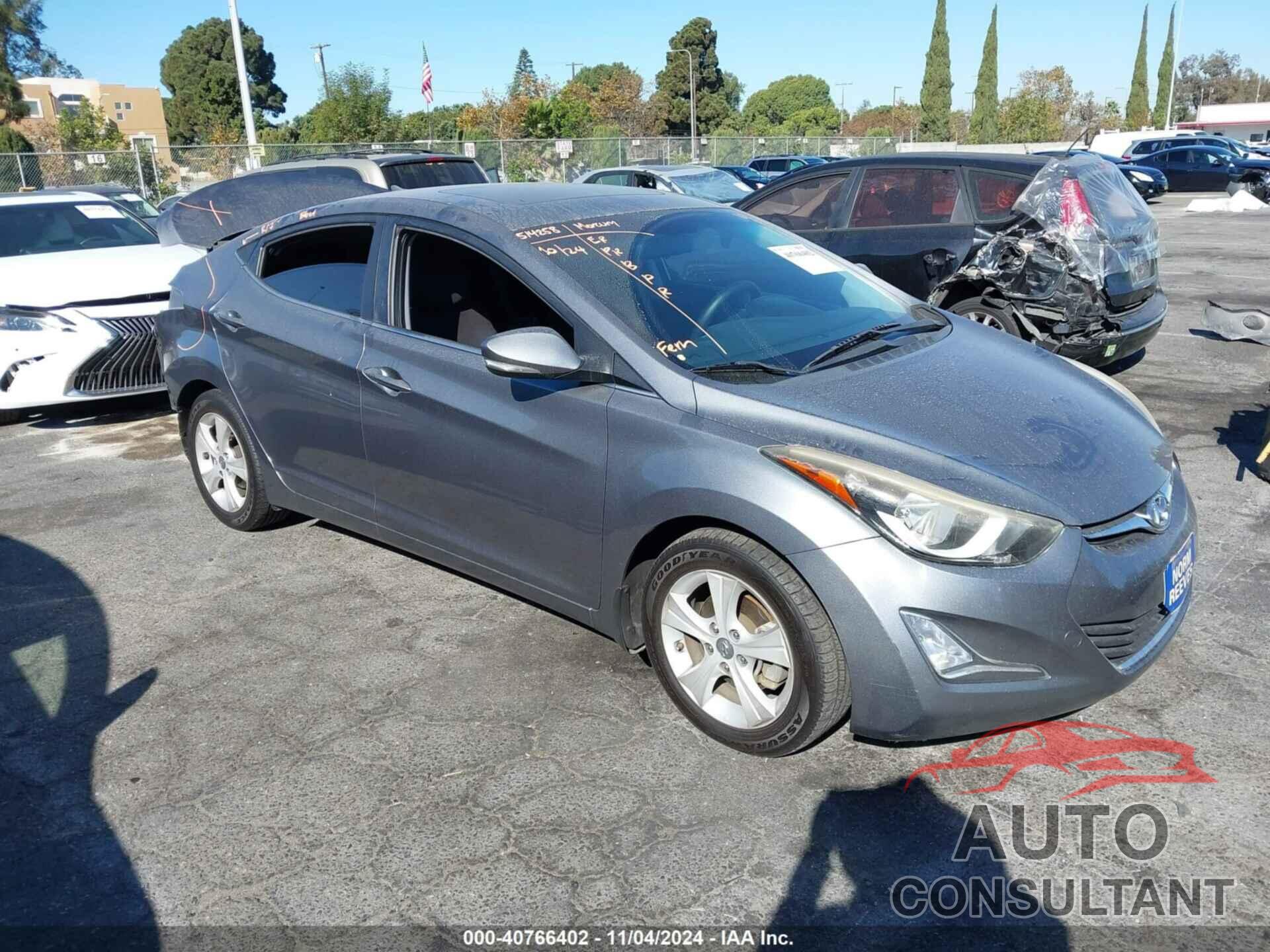 HYUNDAI ELANTRA 2016 - KMHDH4AE0GU594521